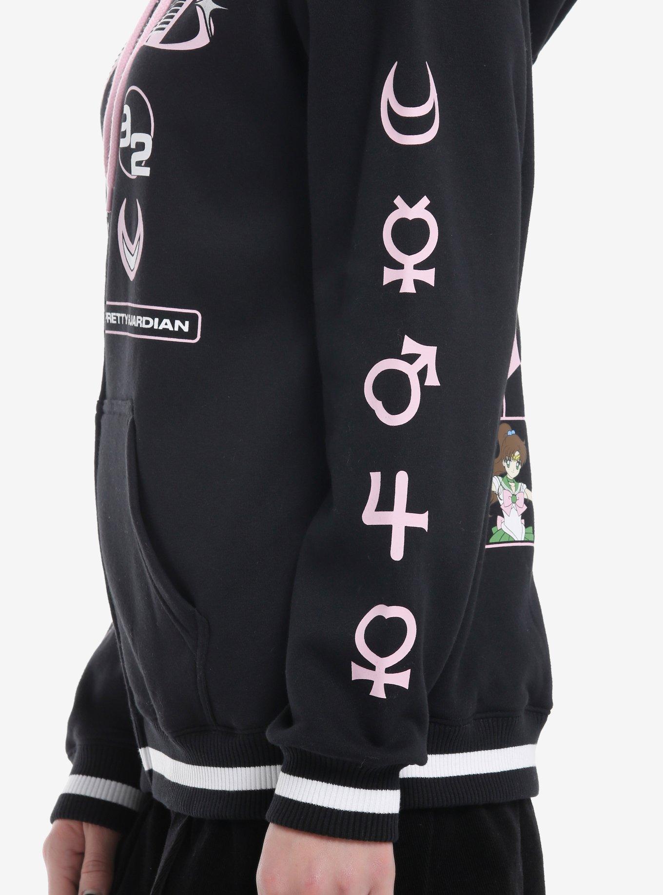 Pretty Guardian Sailor Moon Sailor Scouts Girls Hoodie, MULTI, alternate