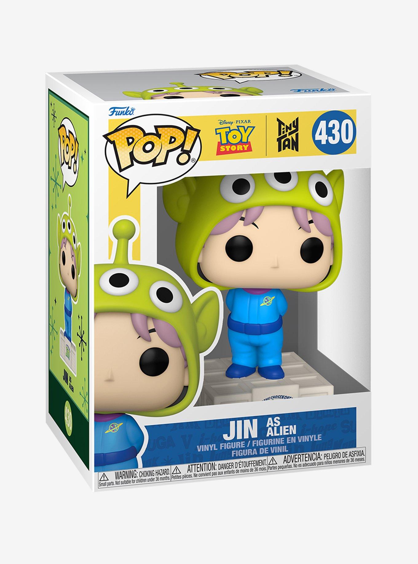Funko Pop! Disney Pixar Toy Story x TinyTAN Jin as Alien Vinyl Figure, , alternate