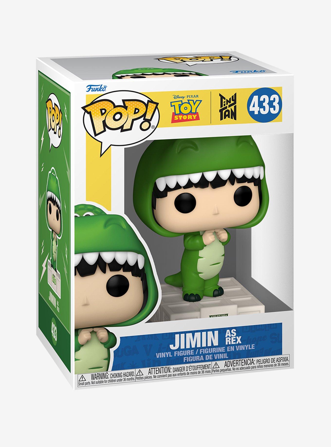 Funko Pop! Disney Pixar Toy Story x TinyTAN Jimin as Rex Vinyl Figure, , alternate
