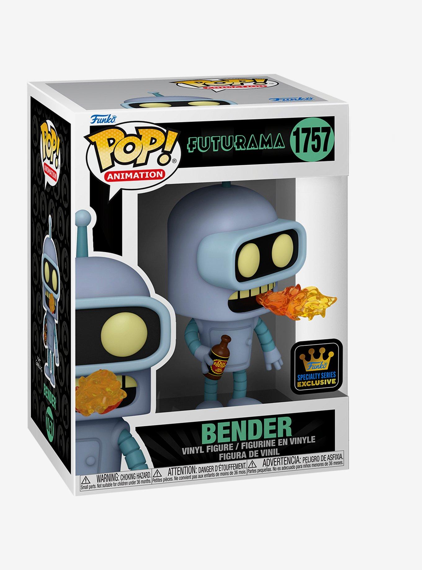 Funko Pop! Animation Futurama Bender Glow-in-the-Dark Vinyl Figure, , alternate