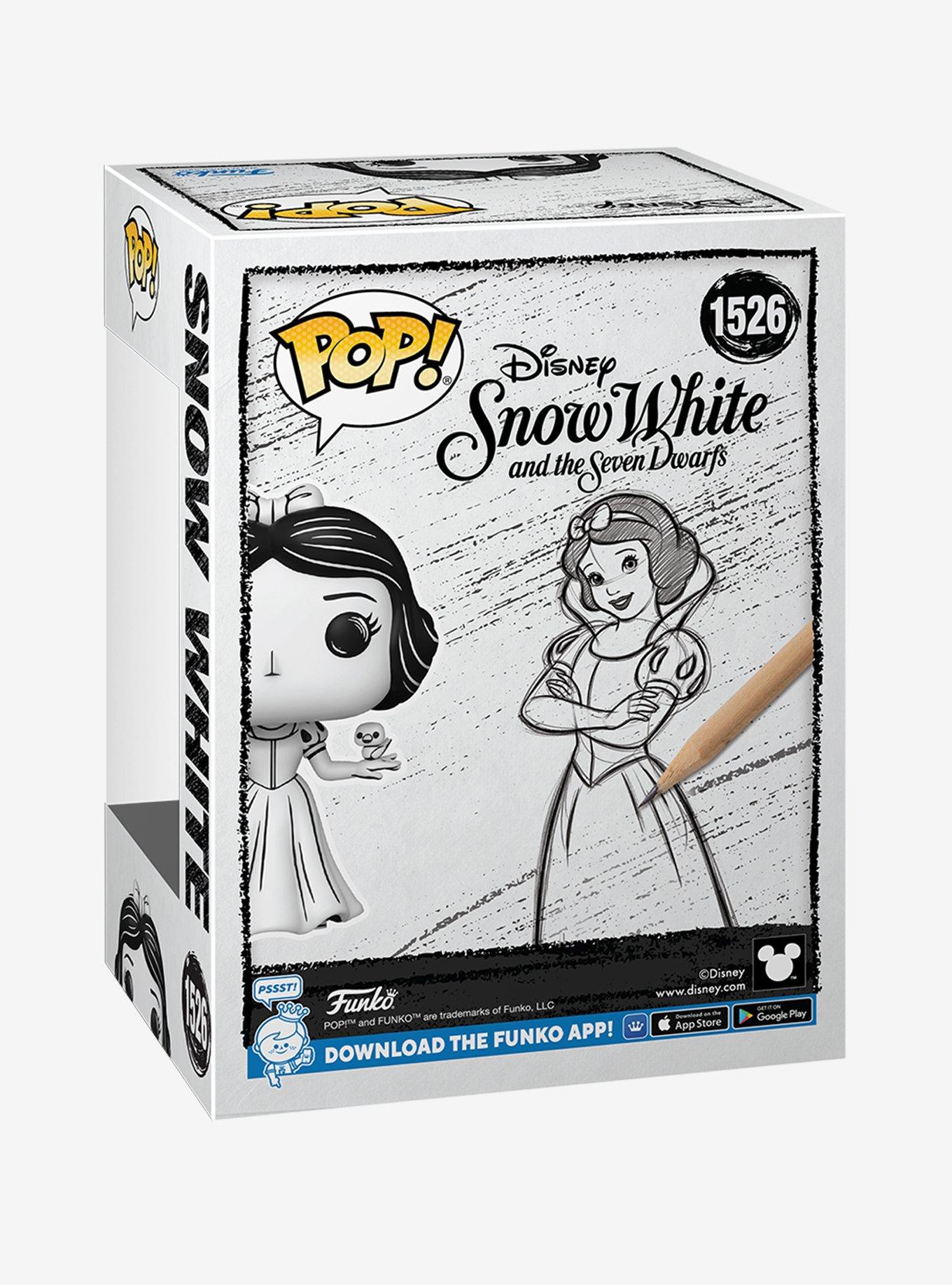 Funko Pop! Disney Snow White and the Seven Dwarfs Sketched Snow White Vinyl Figure, , alternate