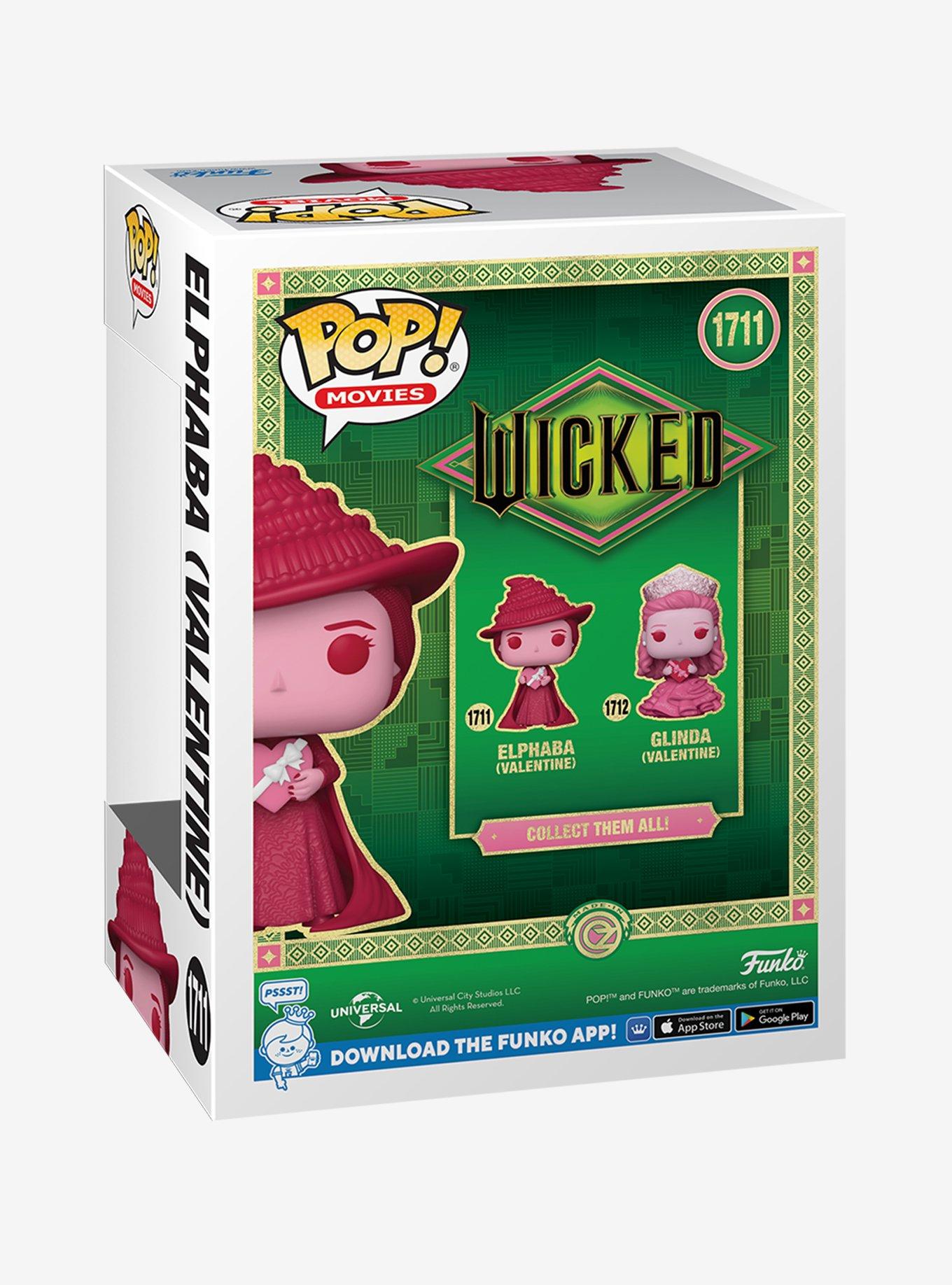 Funko Pop! Movies Wicked Elphaba (Valentine) Vinyl Figure, , alternate