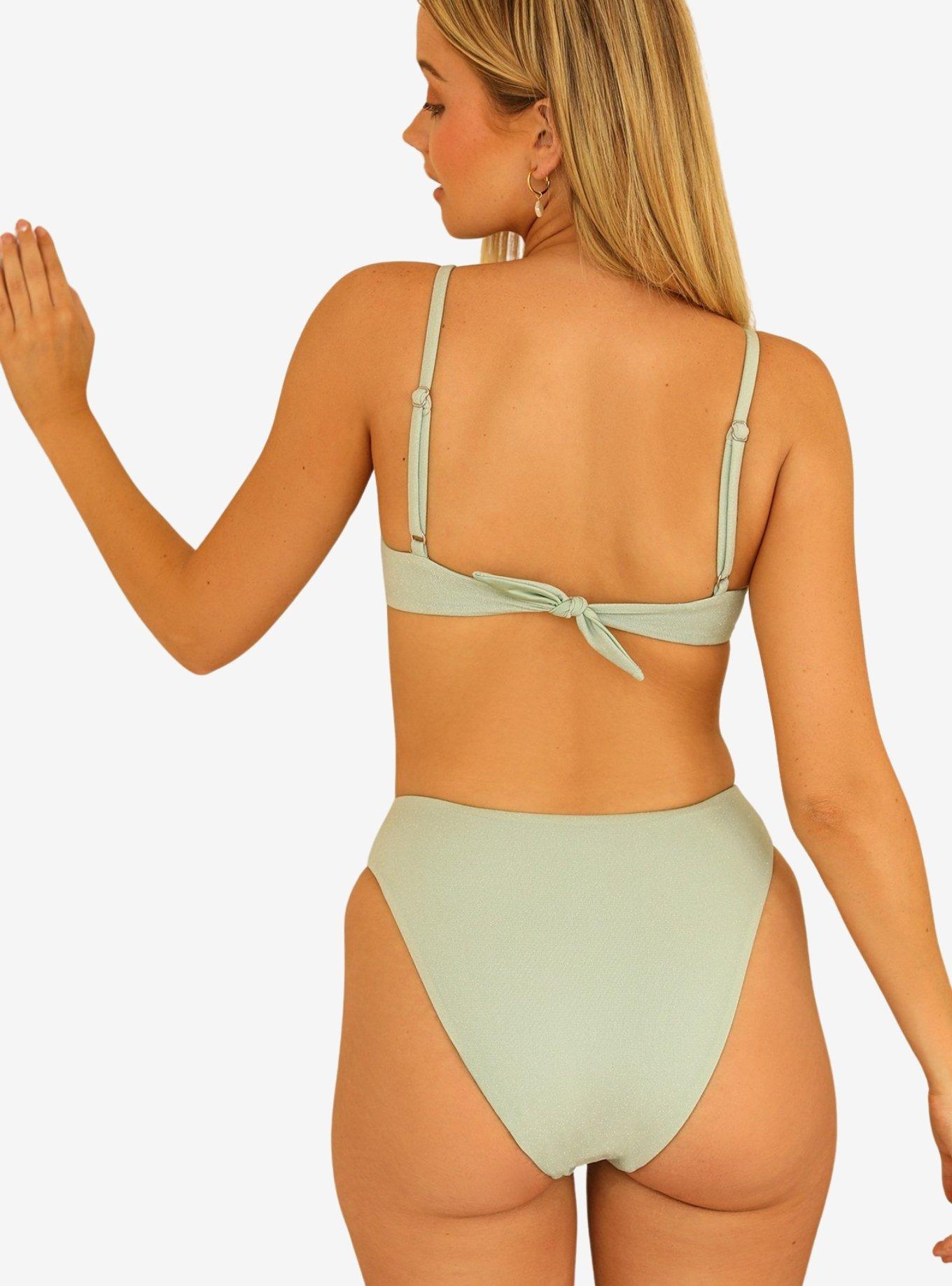 Dippin' Daisy's Seashore Swim Bottom Gatsby, SAGE GREEN, alternate