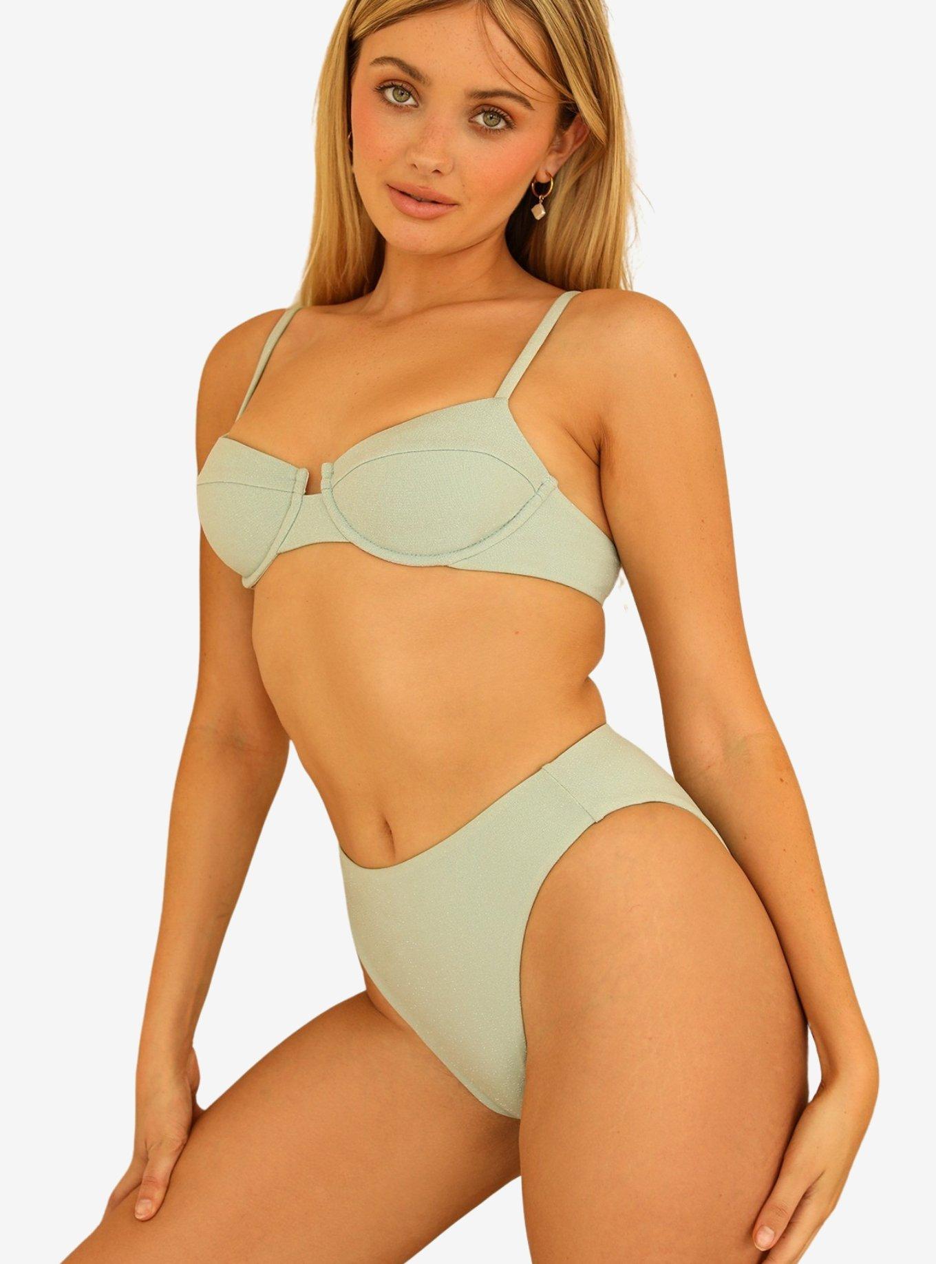 Dippin' Daisy's Seashore Swim Bottom Gatsby, SAGE GREEN, alternate