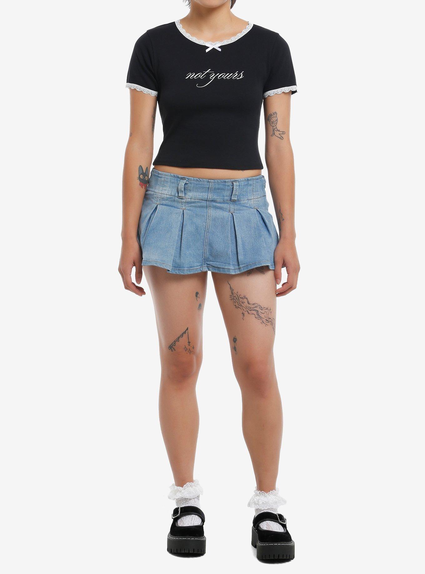 Sweet Society Not Yours Lace Girls Baby T-Shirt, , hi-res