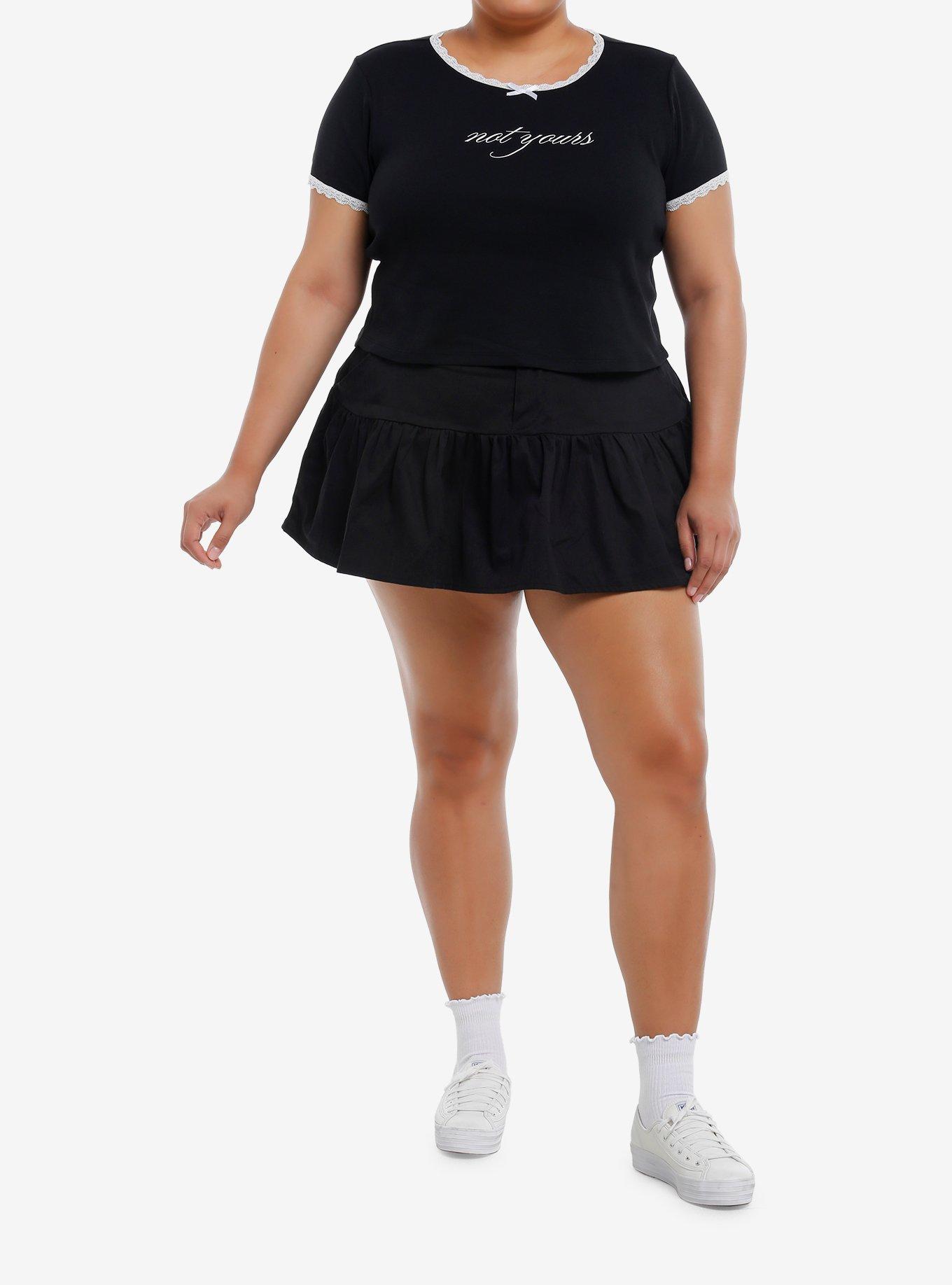 Sweet Society Not Yours Lace Girls Baby T-Shirt Plus Size, , hi-res