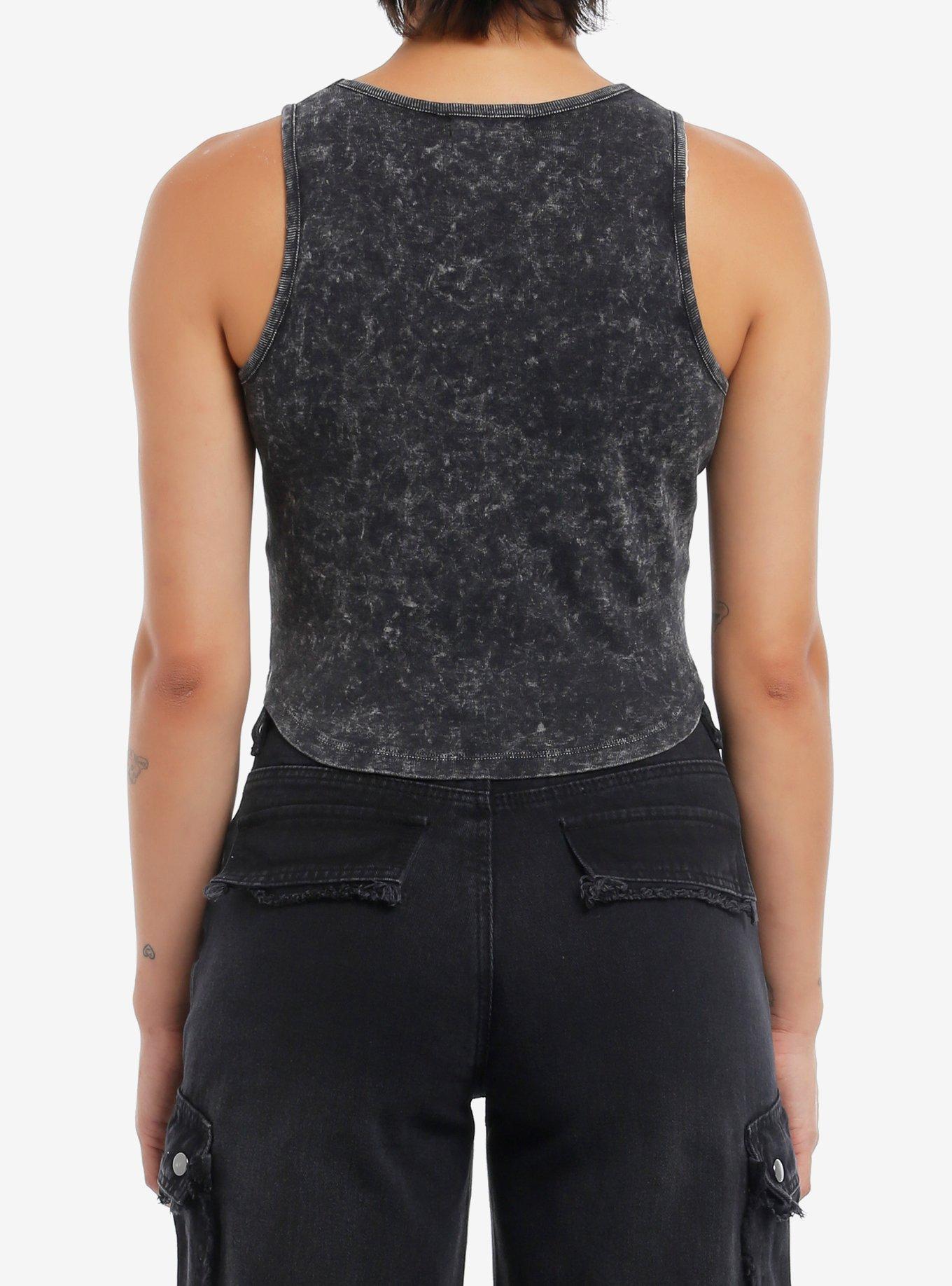 Cosmic Aura Wild West Ranch Studded Wash Girls Tank Top