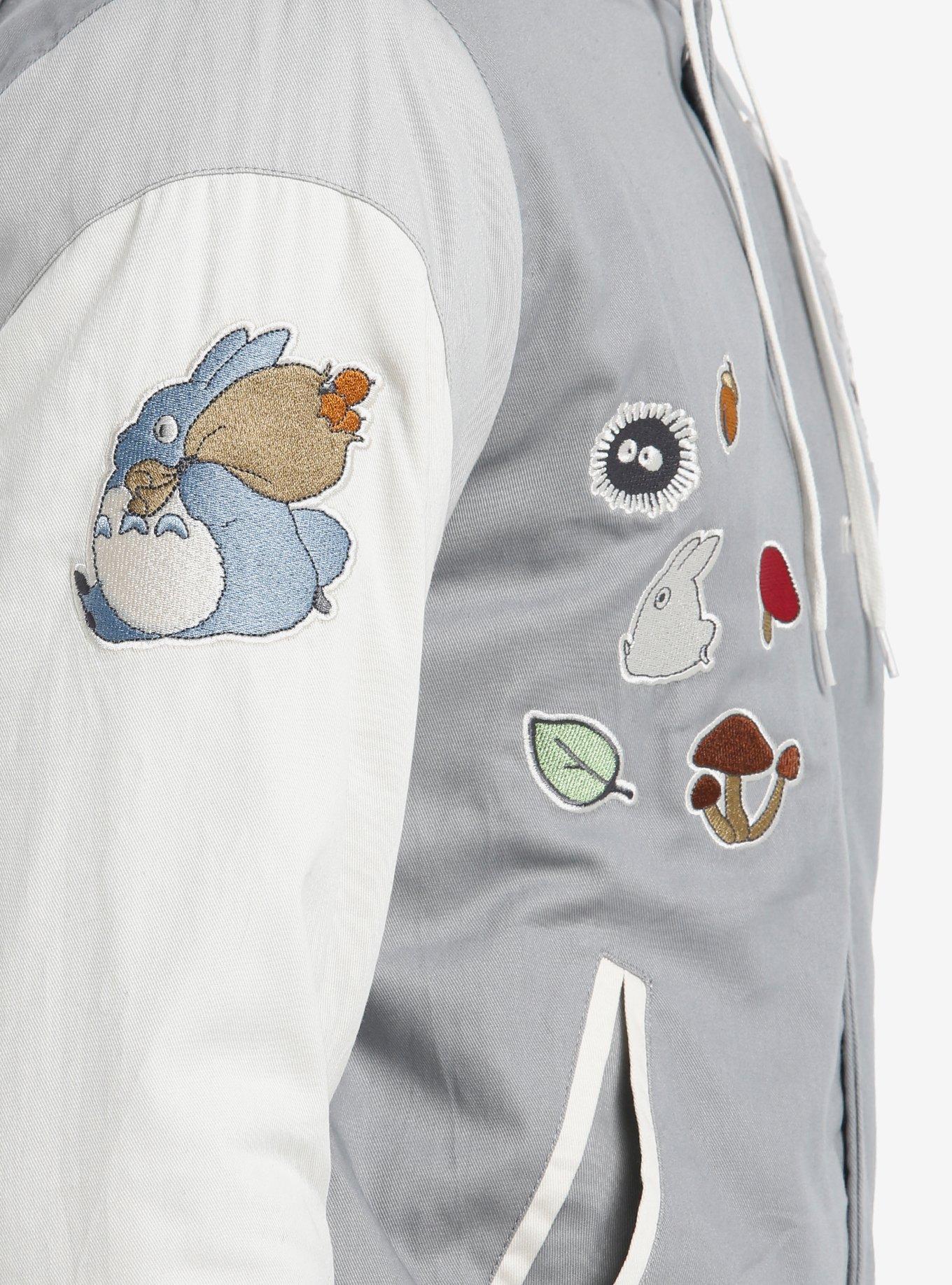 Studio Ghibli® My Neighbor Totoro Icons Varsity Jacket, GREY, alternate