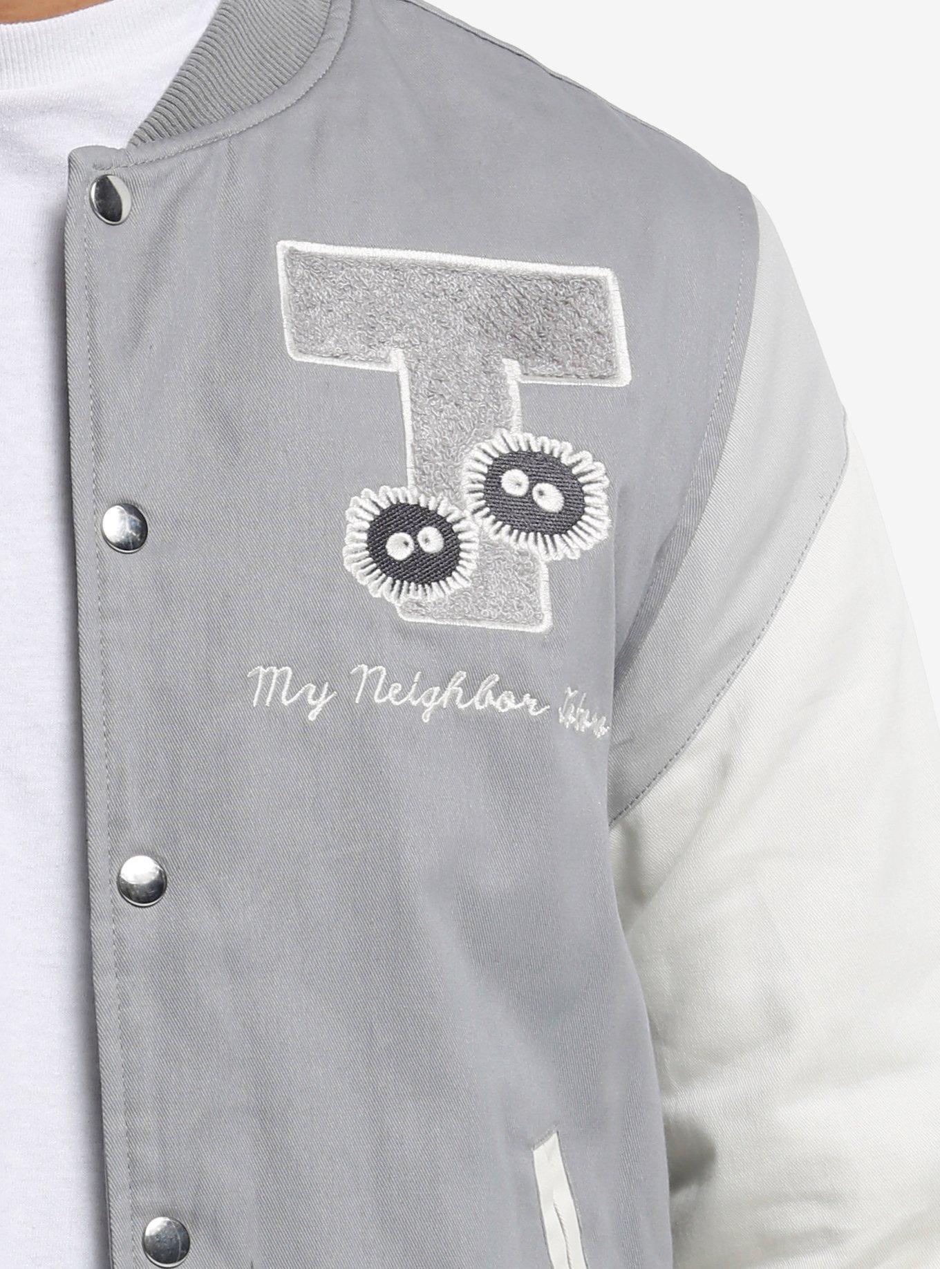 Studio Ghibli® My Neighbor Totoro Icons Varsity Jacket, GREY, alternate