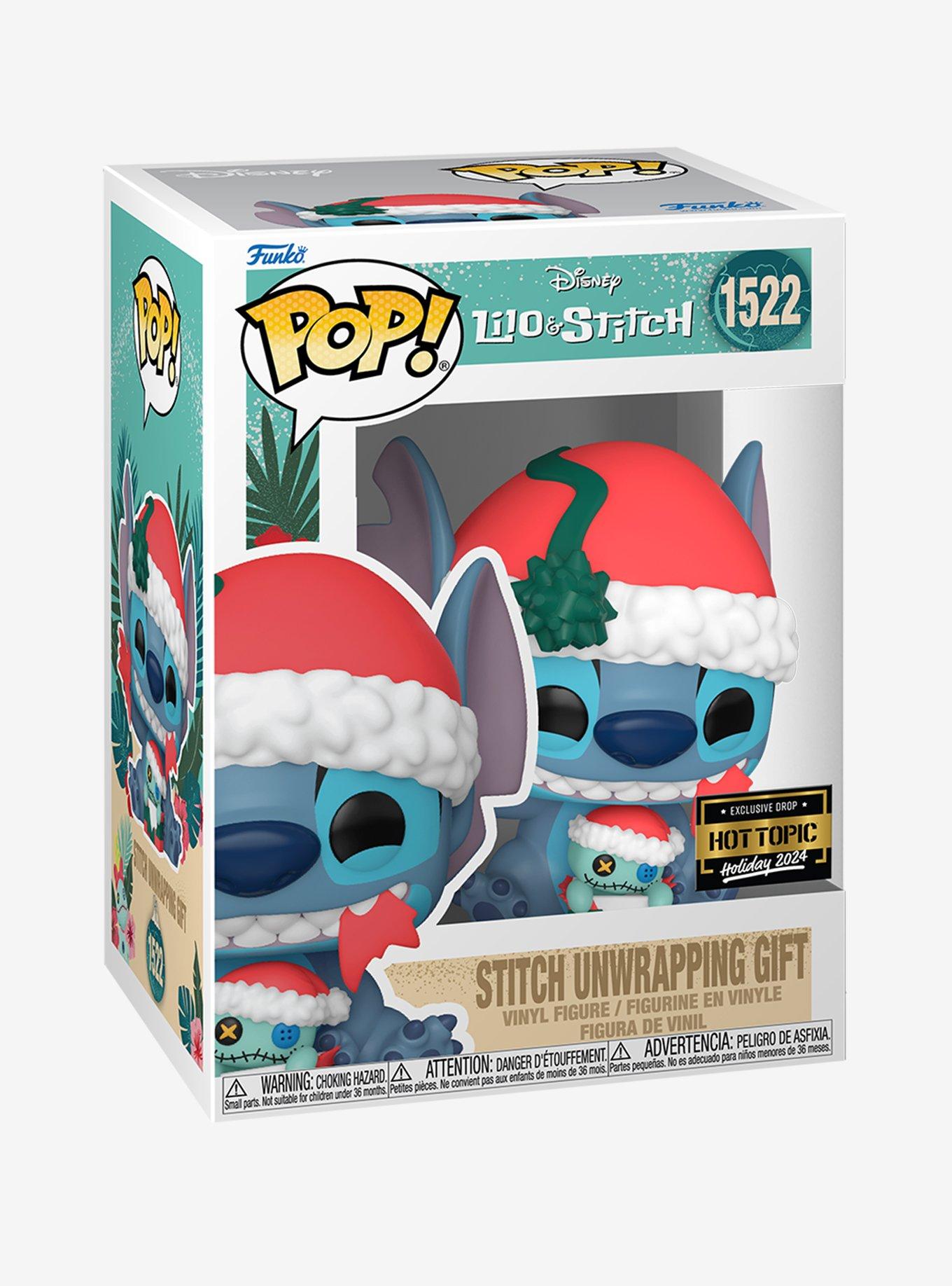 Funko Disney Lilo & Stitch Pop! Stitch Unwrapping Gift Vinyl Figure Holiday 2024 Hot Topic Exclusive, , hi-res