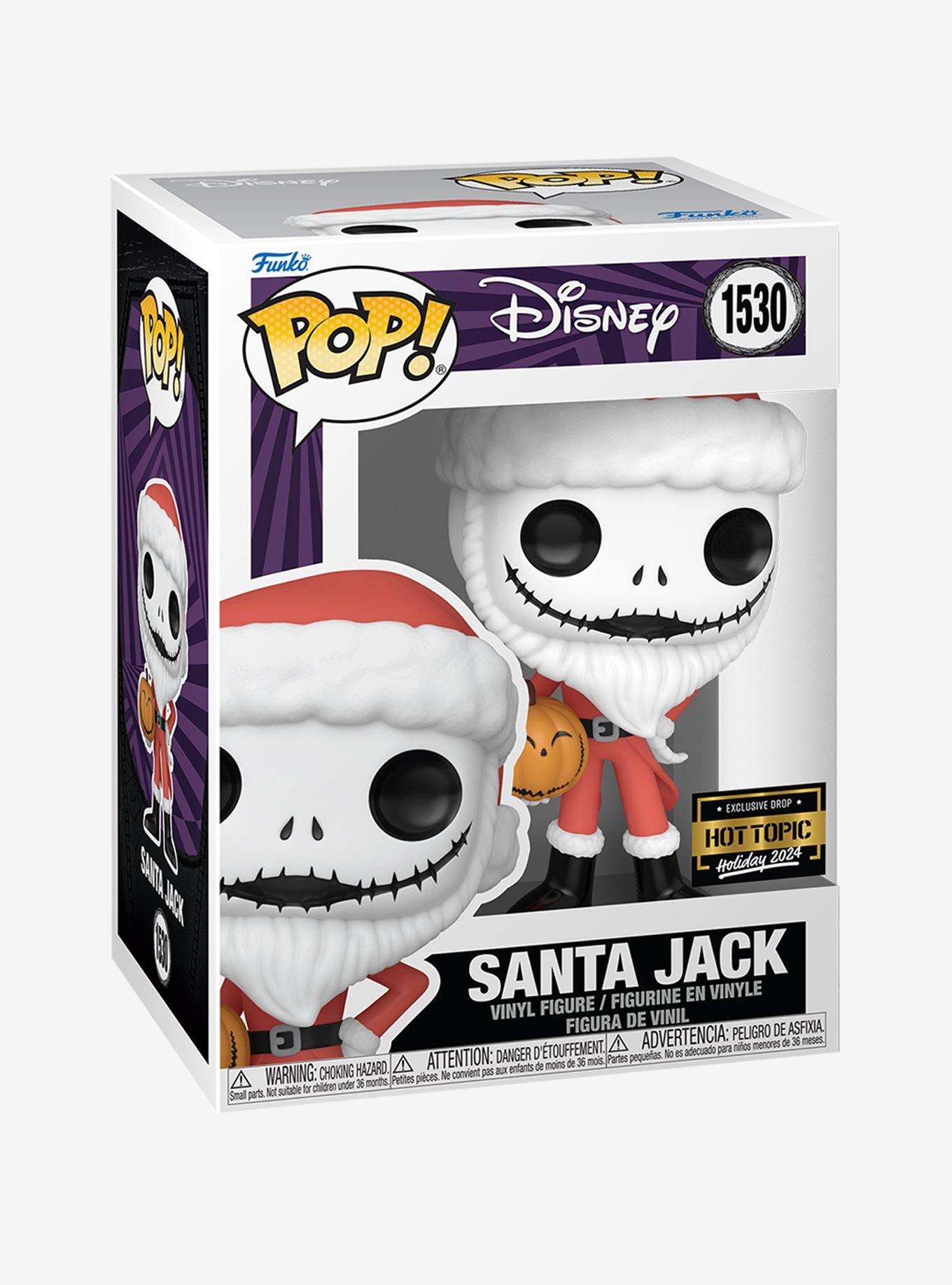 Funko The Nightmare Before Christmas Pop! Disney Santa Jack Vinyl Figure Hot Topic Exclusive, , hi-res