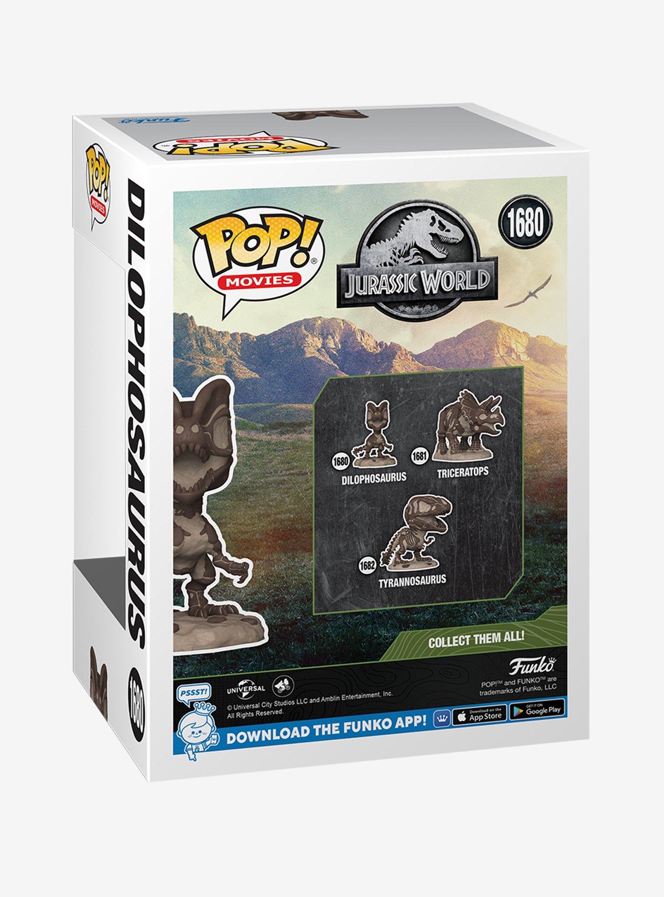 Funko Jurassic World Pop! Movies Dilophosaurus Vinyl Figure, , alternate