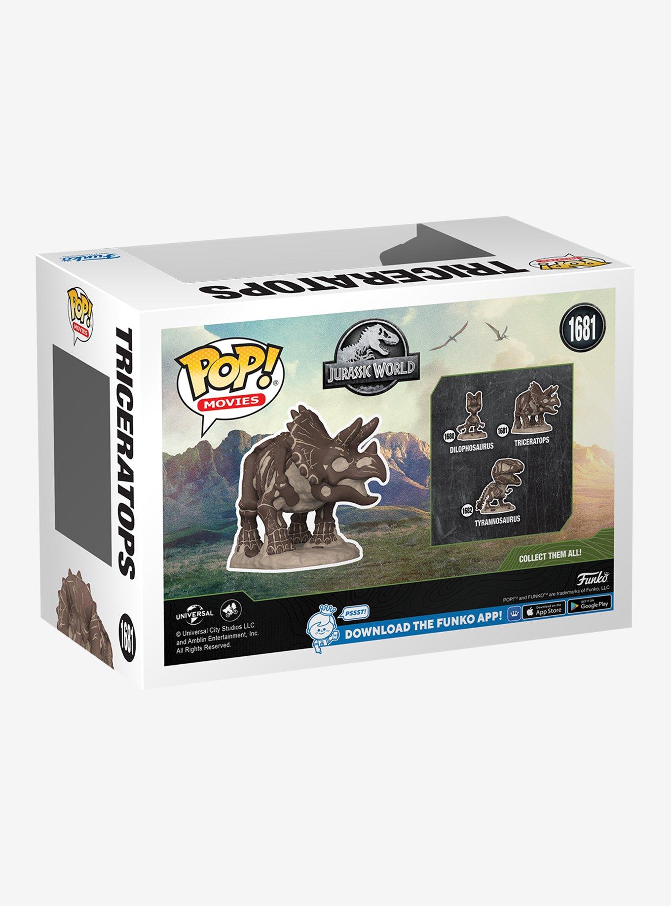 Funko Jurassic World Pop! Movies Triceratops Vinyl Figure, , alternate