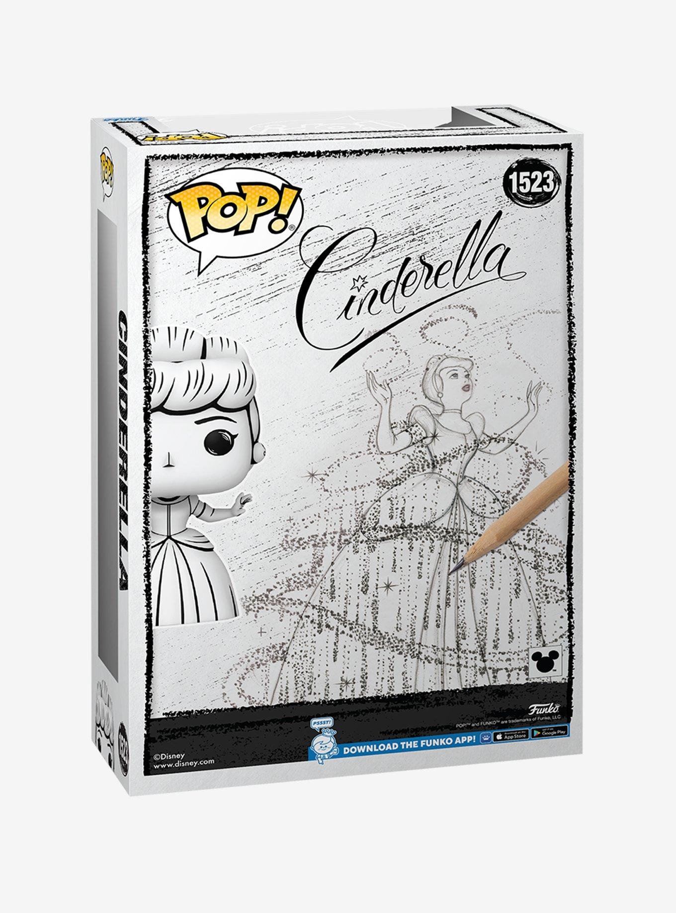 Funko Disney Cinderella Pop! Cover Art Cinderella (Sketch) Vinyl Figure, , alternate