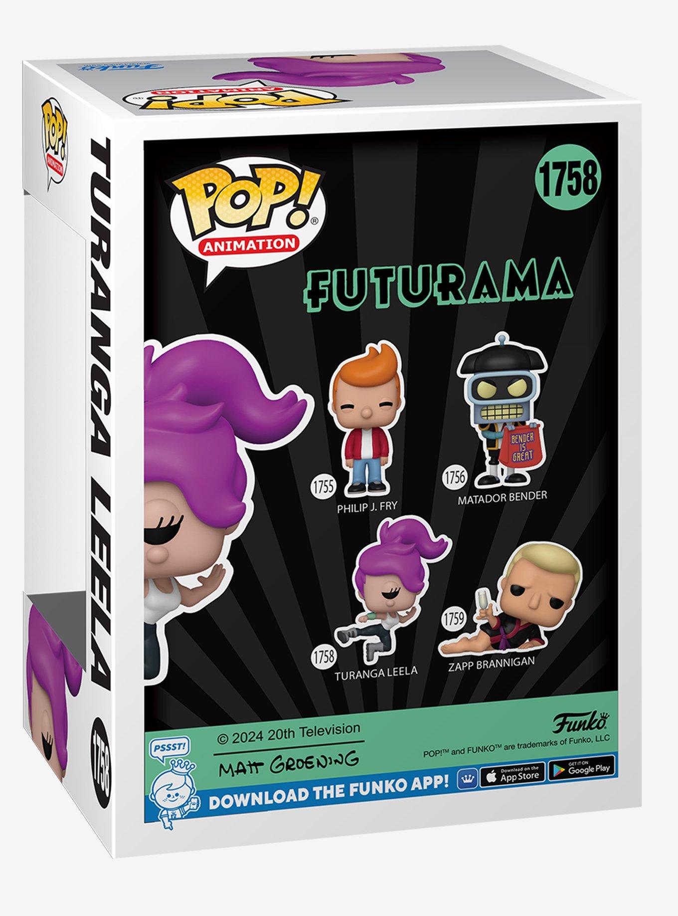 Funko Futurama Pop! Animation Turanga Leela Vinyl Figure, , alternate