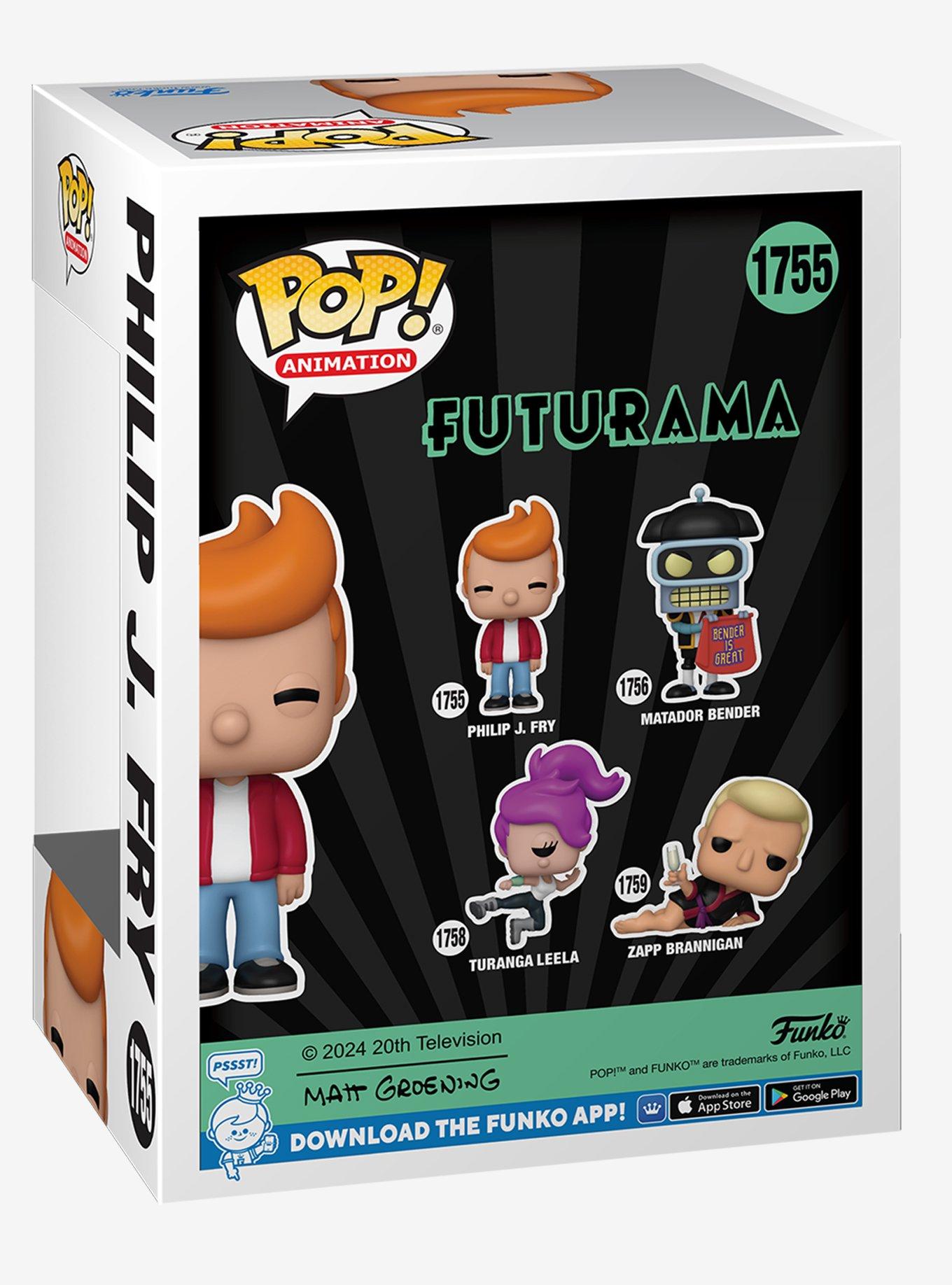 Funko Futurama Pop! Animation Philip J. Fry Vinyl Figure, , alternate