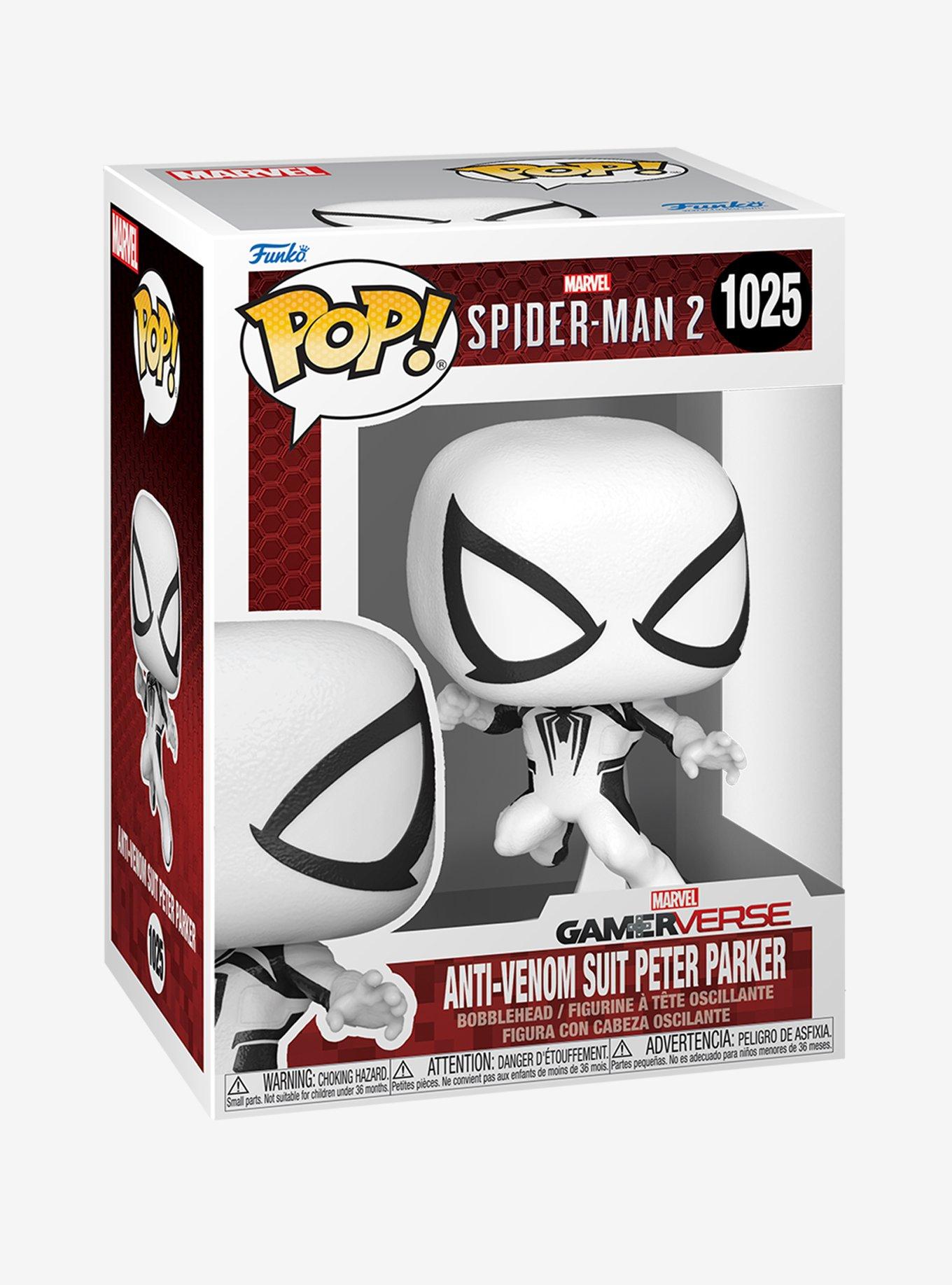 Funko Marvel Spider-Man 2 Pop! Anti-Venom Suit Peter Parker Vinyl Bobble-Head Figure, , hi-res