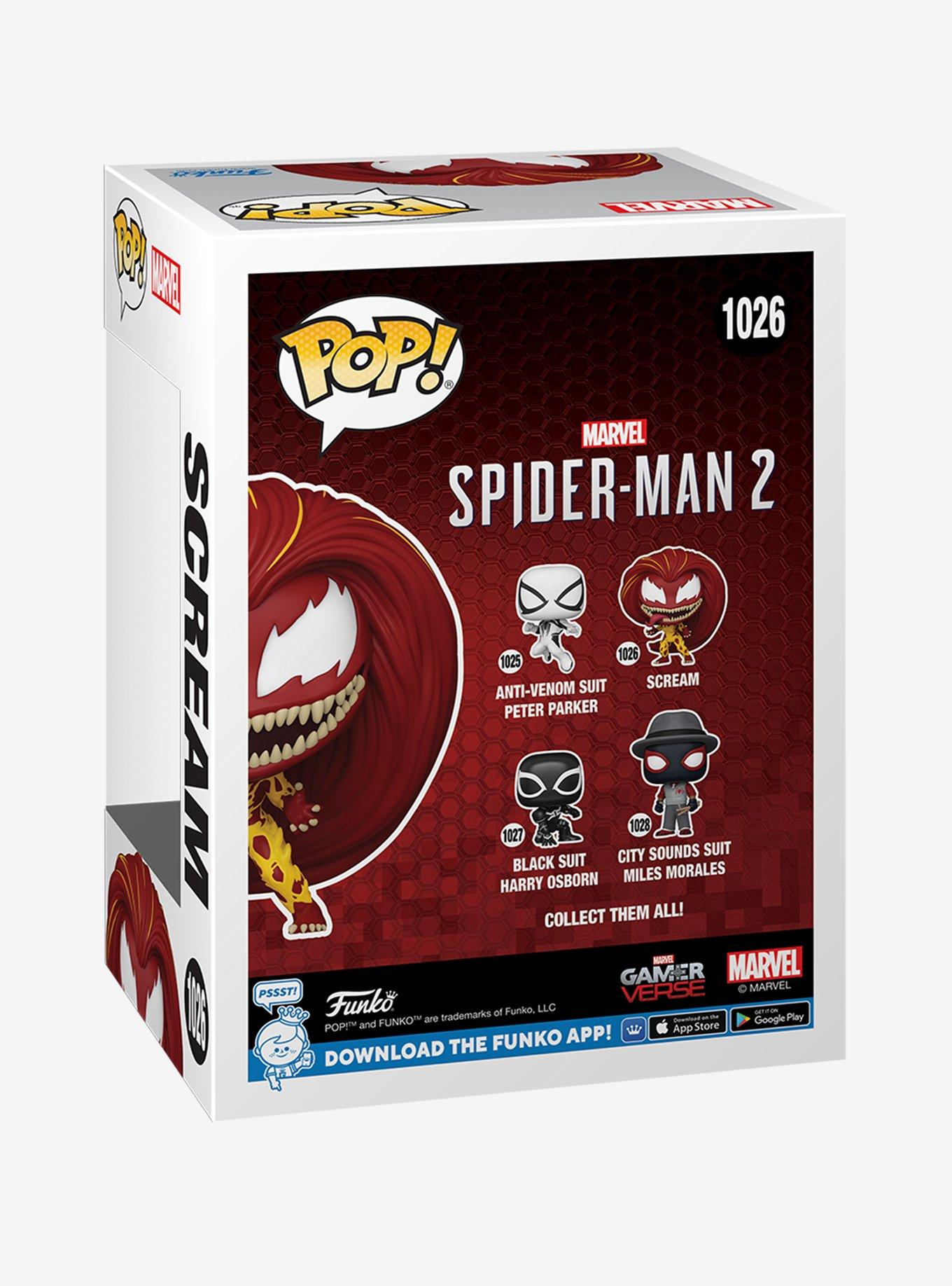 Funko Marvel Spider-Man 2 Pop! Scream Bobble-Head Figure, , alternate
