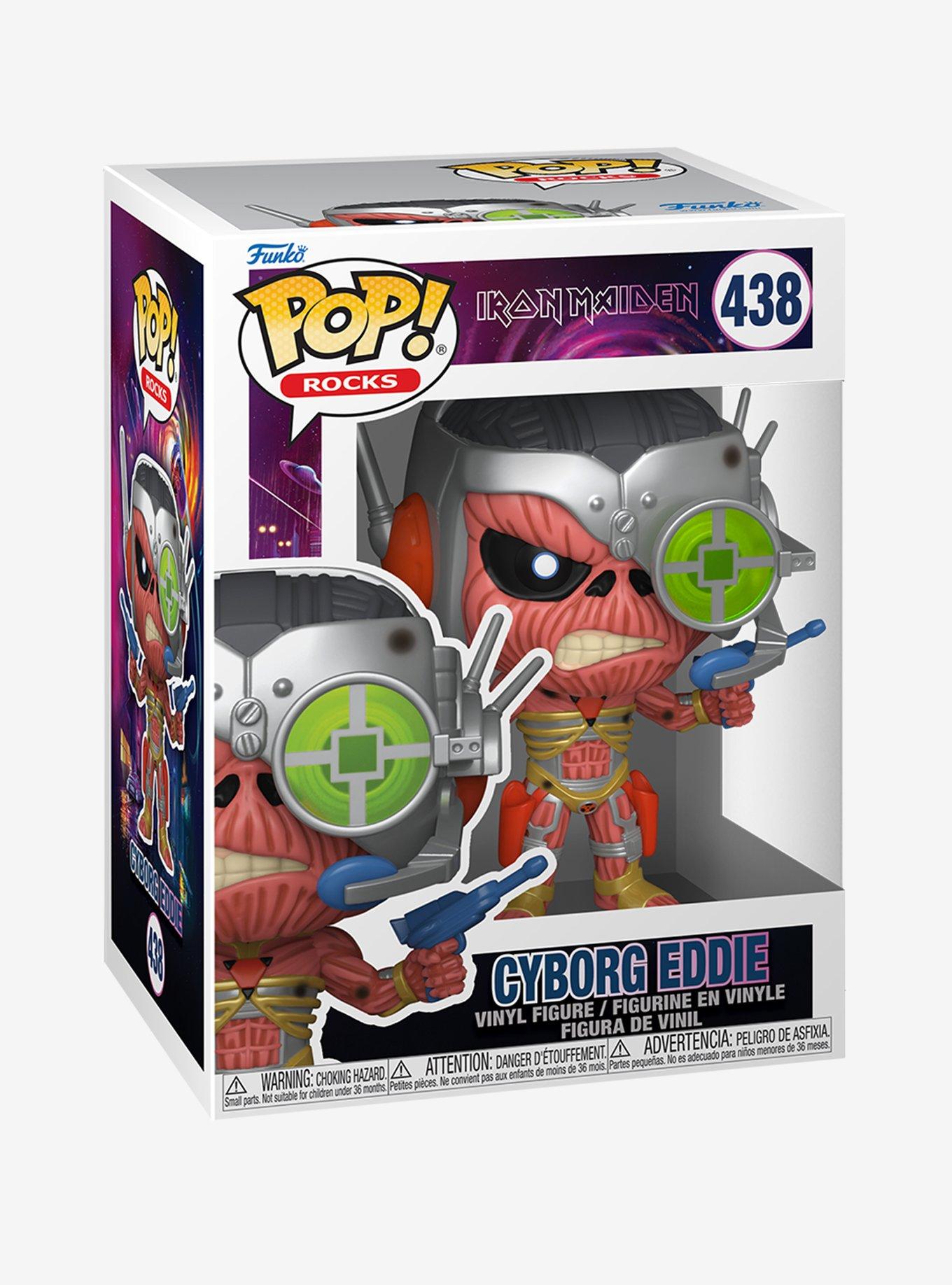 Funko Iron Maiden Pop! Rocks Cyborg Eddie Vinyl Figure, , hi-res
