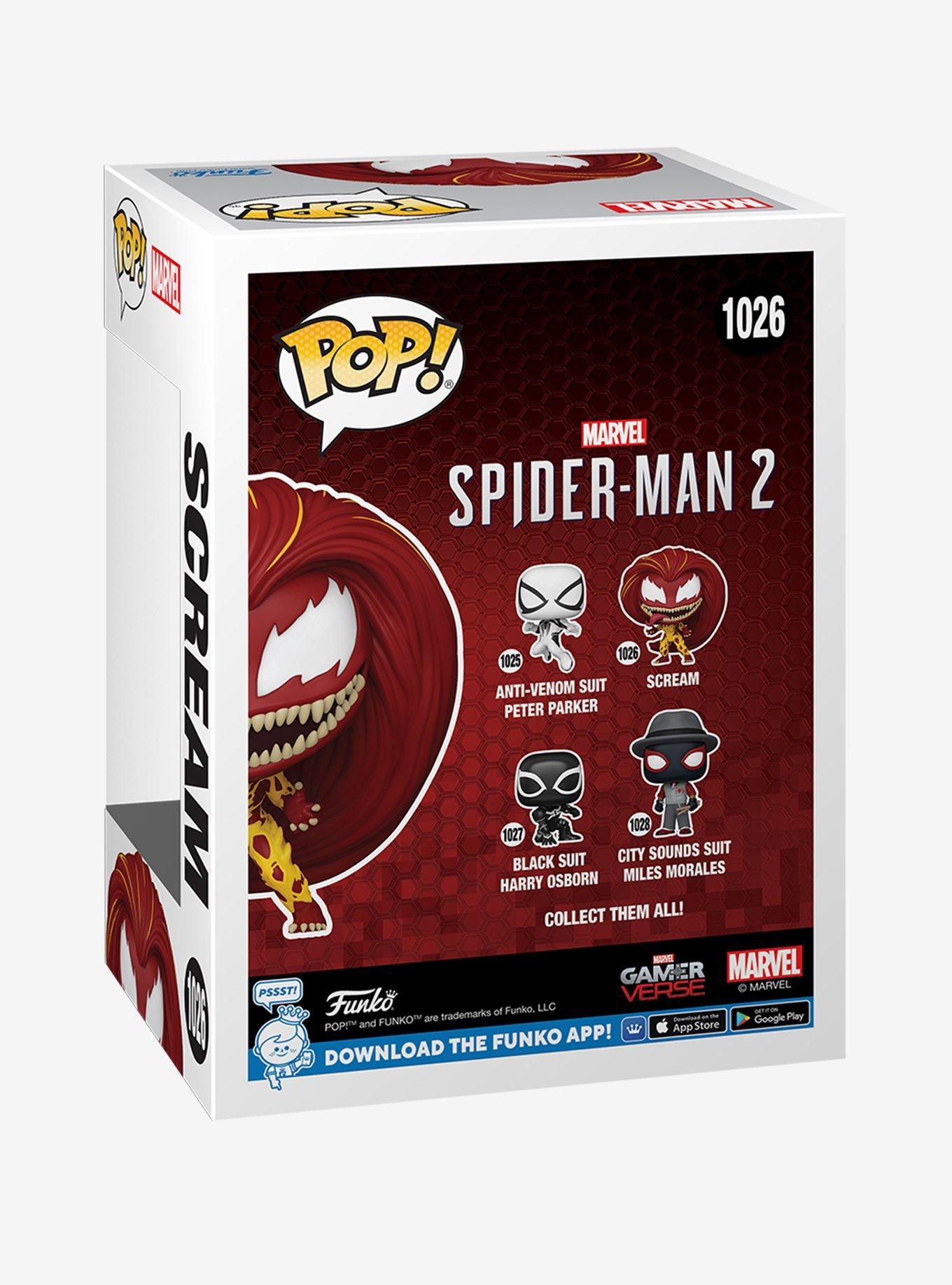 Funko Pop! Marvel Spider-Man 2 Scream Vinyl Figure, , alternate