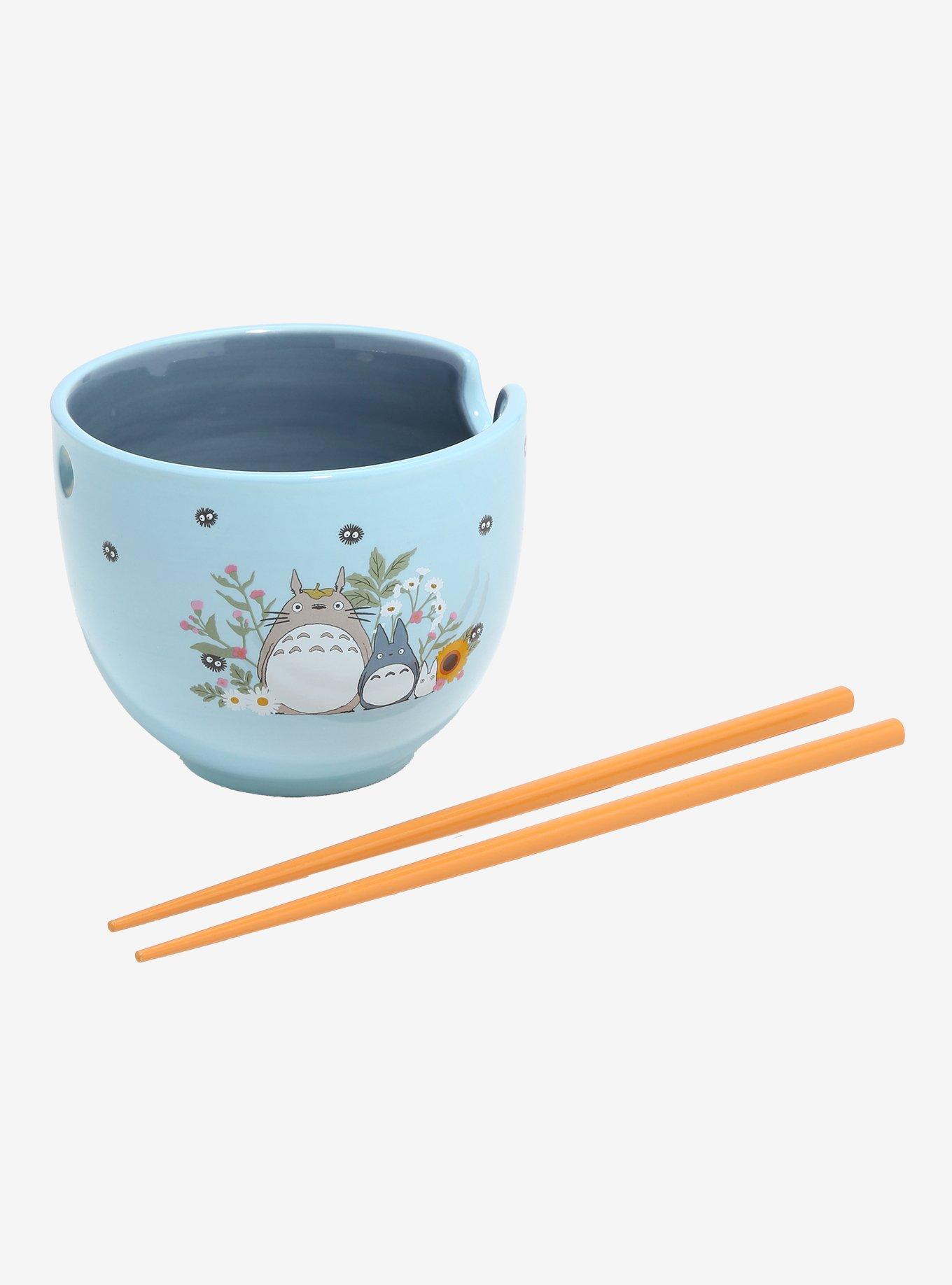 Studio Ghibli My Neighbor Totoro Floral Totoros Ramen Bowl with Chopsticks - BoxLunch Exclusive, , alternate