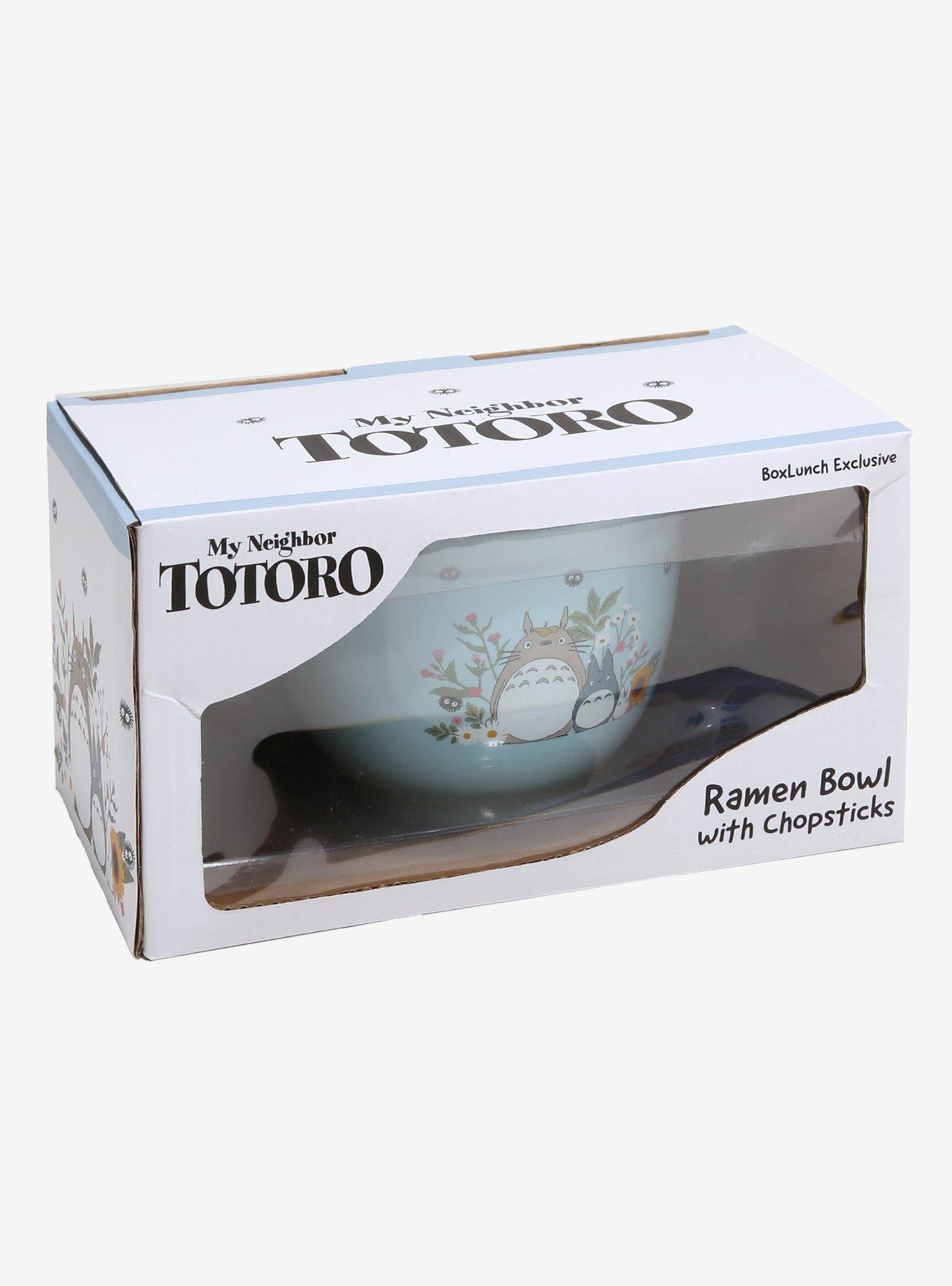 Studio Ghibli My Neighbor Totoro Floral Totoros Ramen Bowl with Chopsticks - BoxLunch Exclusive, , alternate