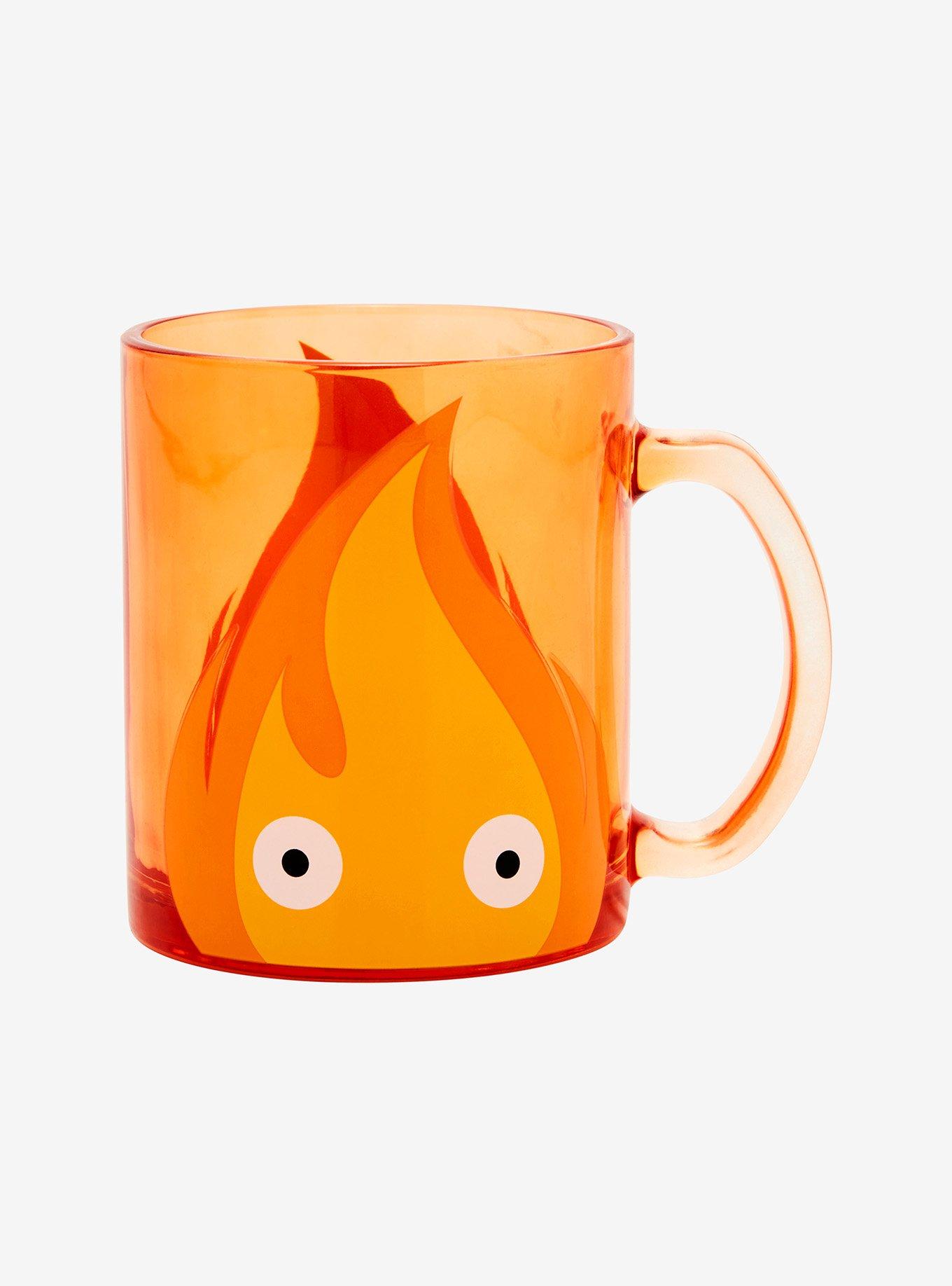 Studio Ghibli Howl's Moving Castle Calcifer Orange Glass Mug — BoxLunch Exclusive