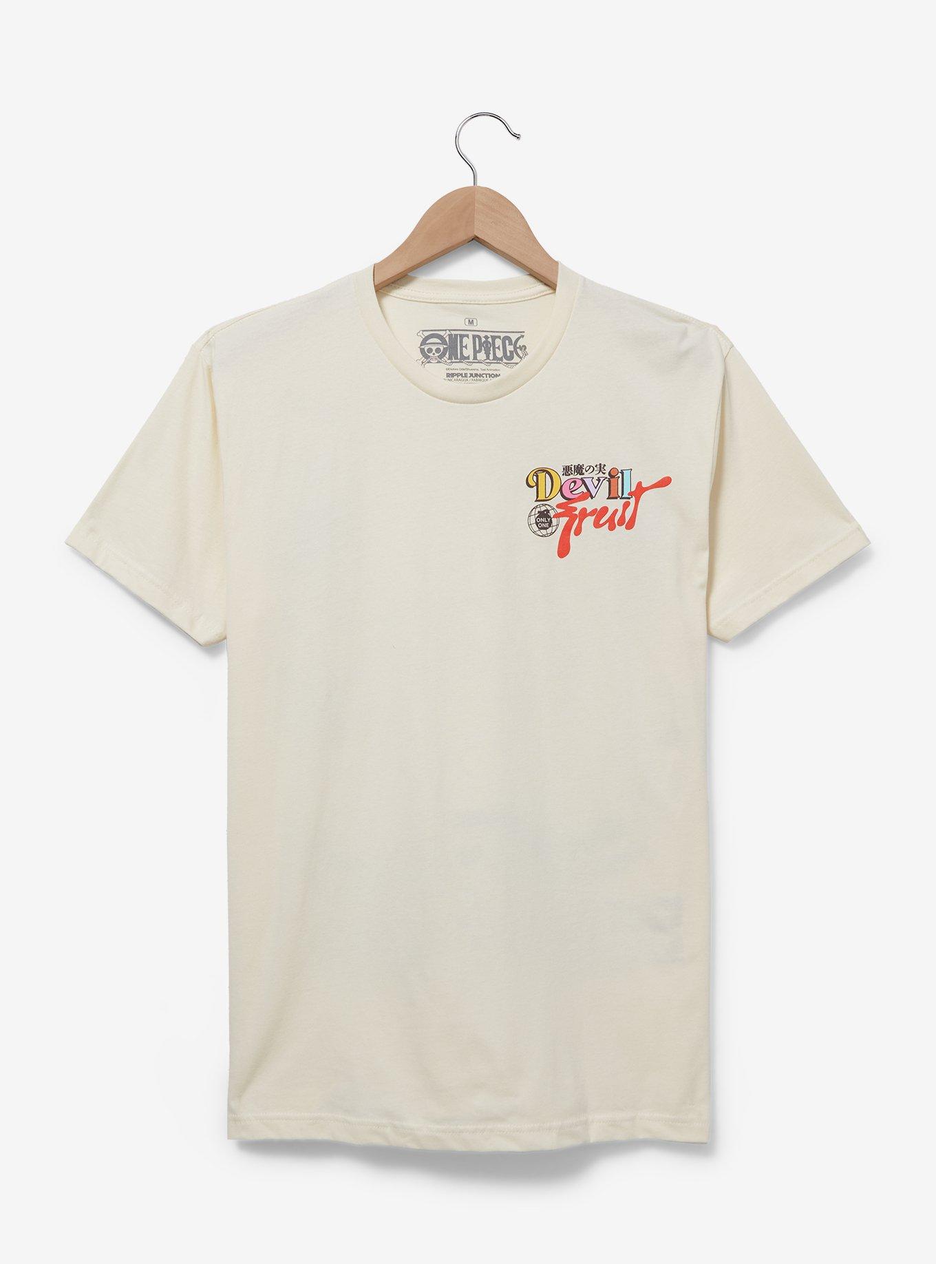 One Piece Devil Fruit T-Shirt - BoxLunch Exclusive, BEIGE, alternate