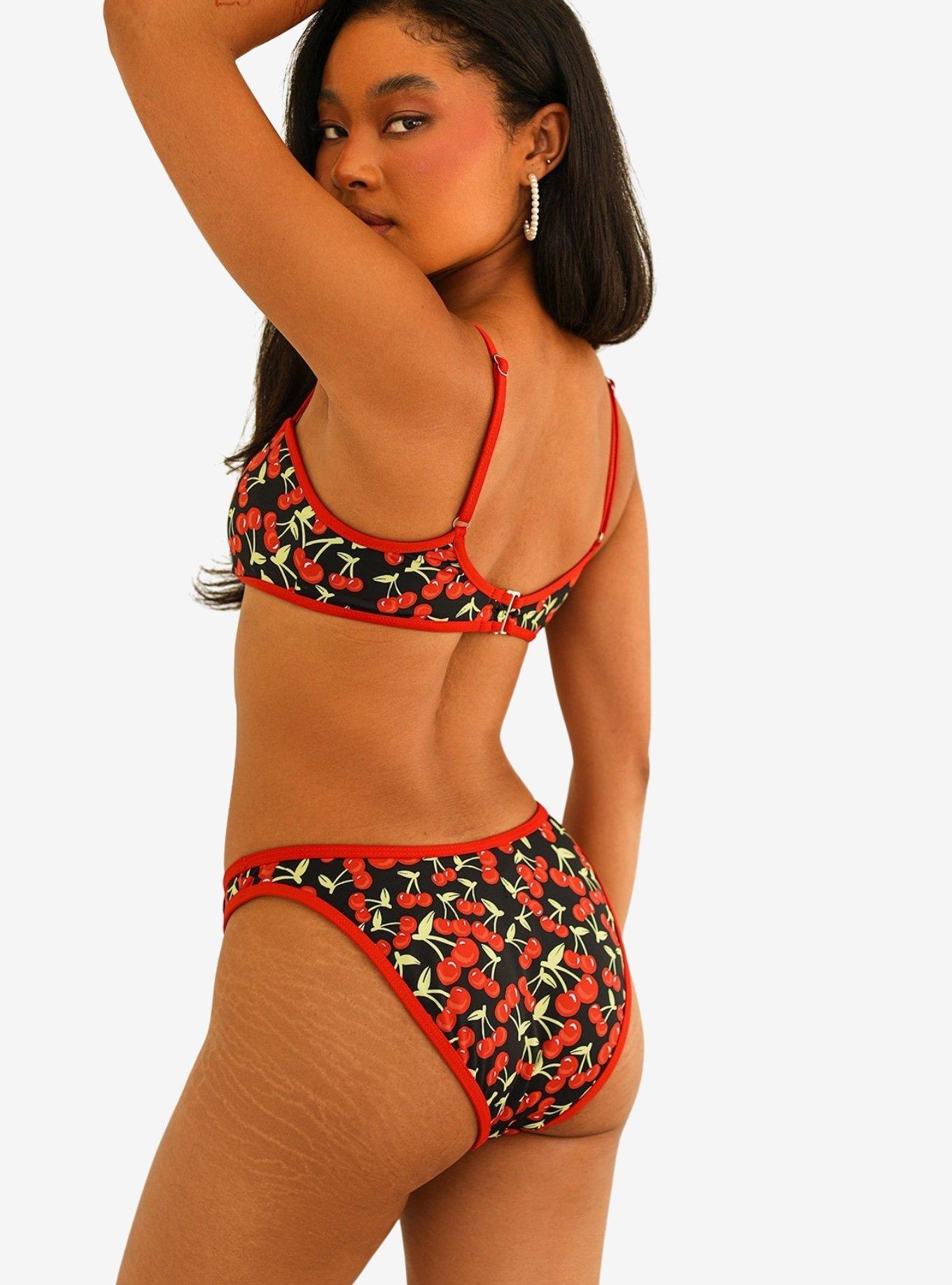 Dippin' Daisy's Glow Cheeky Swim Bottom Cherise, MULTI, alternate