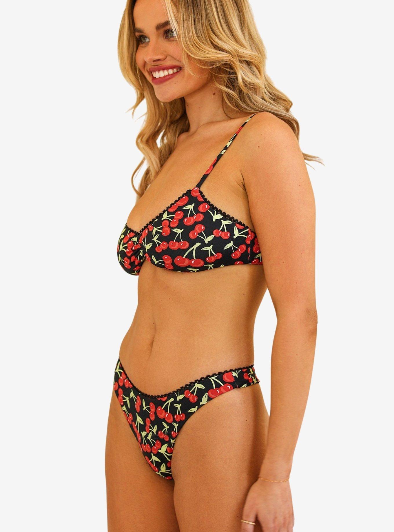 Dippin' Daisy's Seaport Thong Swim Bottom Cherise, MULTI, alternate