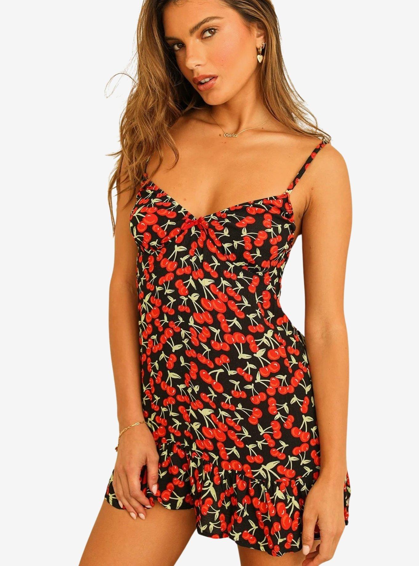 Dippin' Daisy's Tyra Romper Dress Cherise, , hi-res