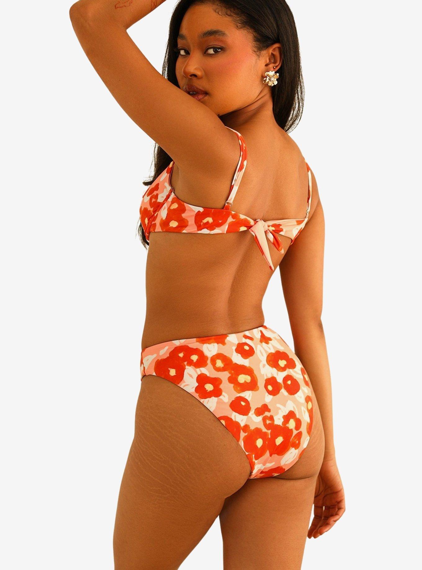 Dippin' Daisy's Seashore High Waisted Cheeky Swim Bottom In Bloom, MULTI, alternate