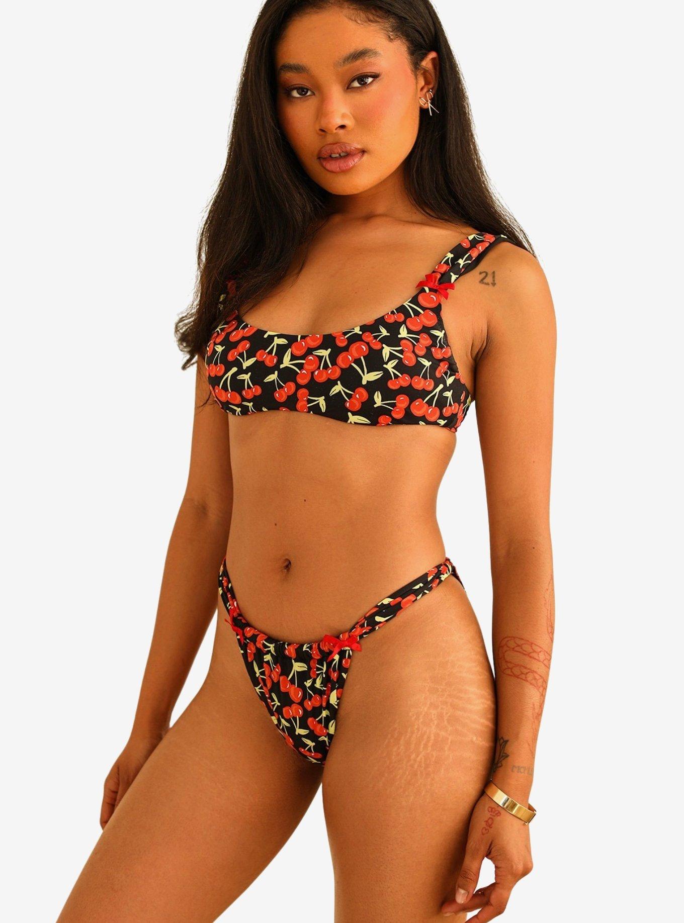 Dippin' Daisy's Karlie Bandeau Swim Top Cherise, , hi-res