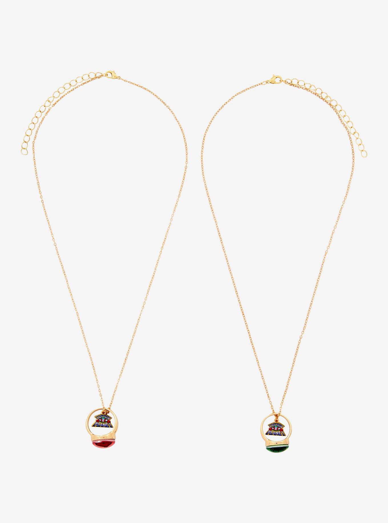 Captain Planet Ring Replica Best Friend Necklace Set, , alternate