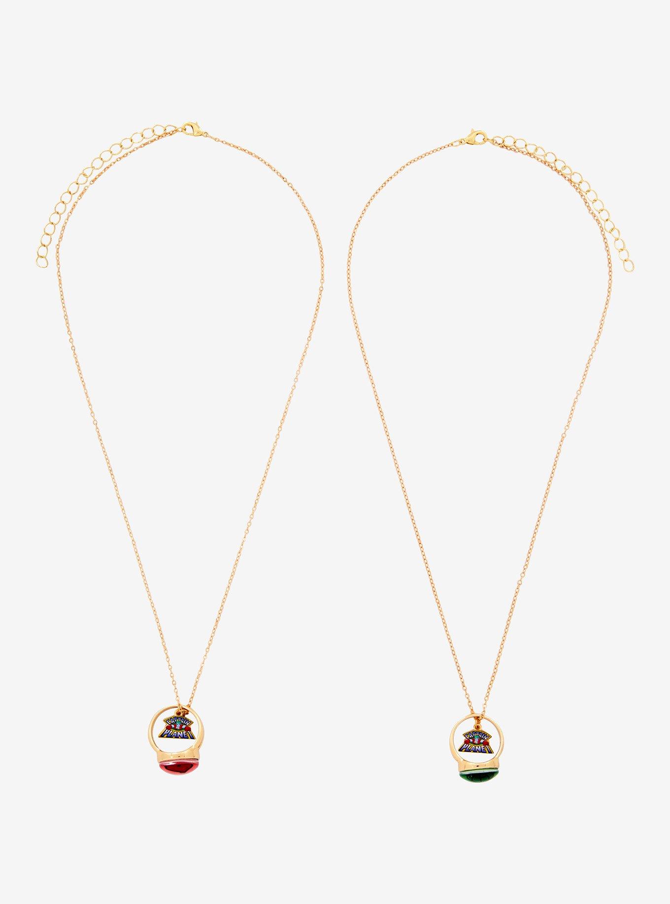 Captain Planet Ring Replica Best Friend Necklace Set, , hi-res