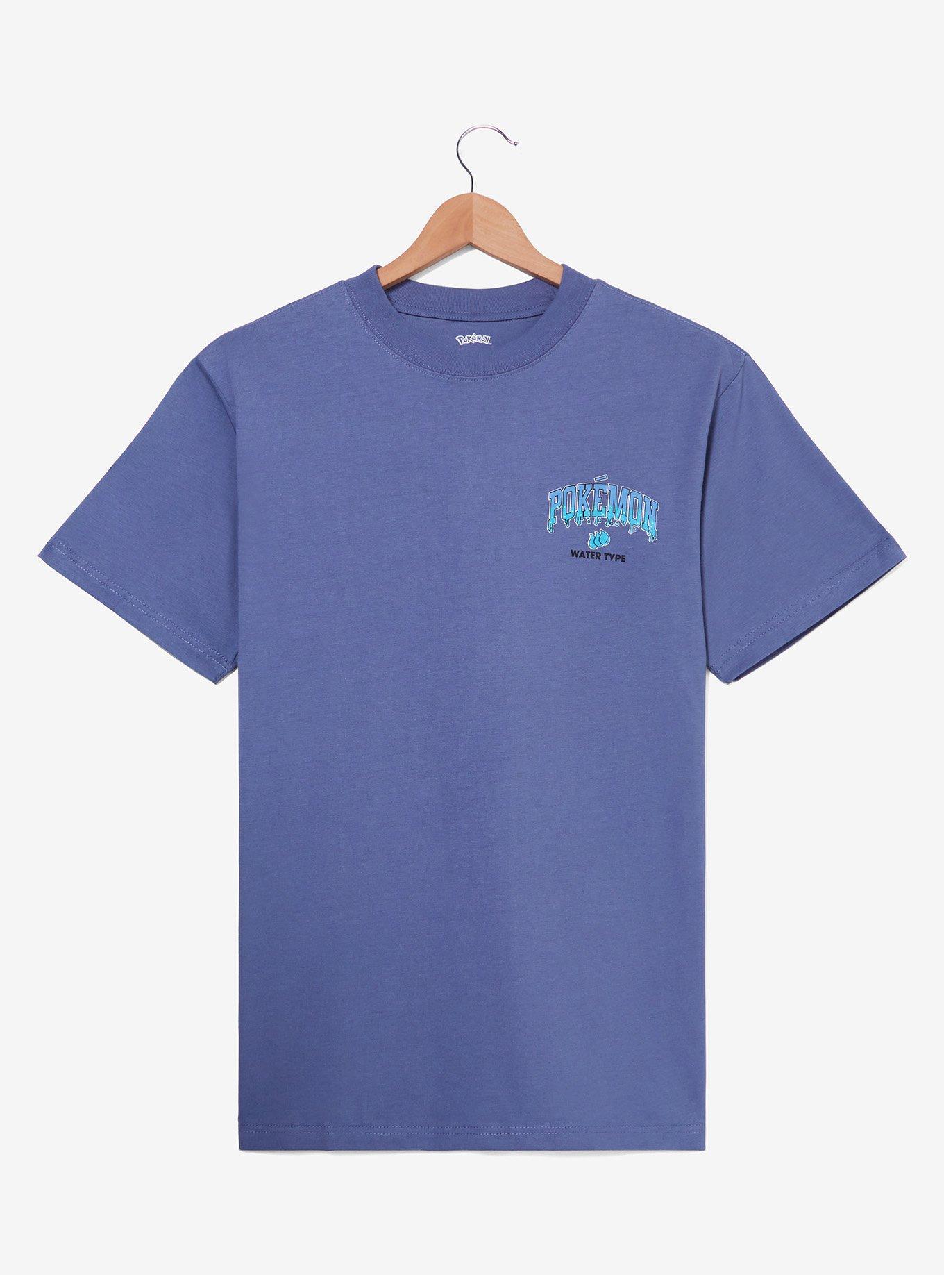 Pok&eacute;mon Water Type Group Portrait T-Shirt - BoxLunch Exclusive, SLATE, alternate