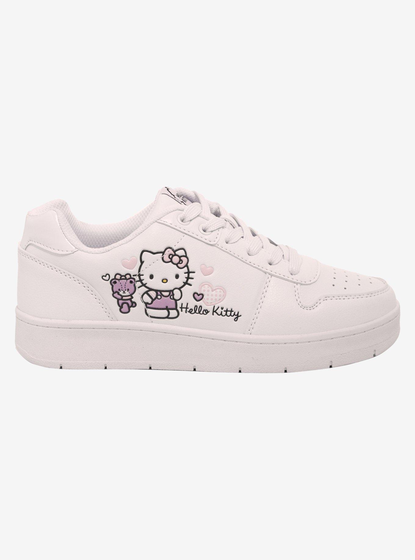 Hello Kitty Hearts White Sneakers, MULTI, alternate