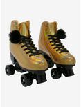 Cosmic Skates Gold Iridescent Pom Pom Roller Skates, MULTI, alternate