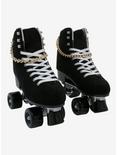 Cosmic Skates Black & Gold Chain Roller Skates, MULTI, alternate