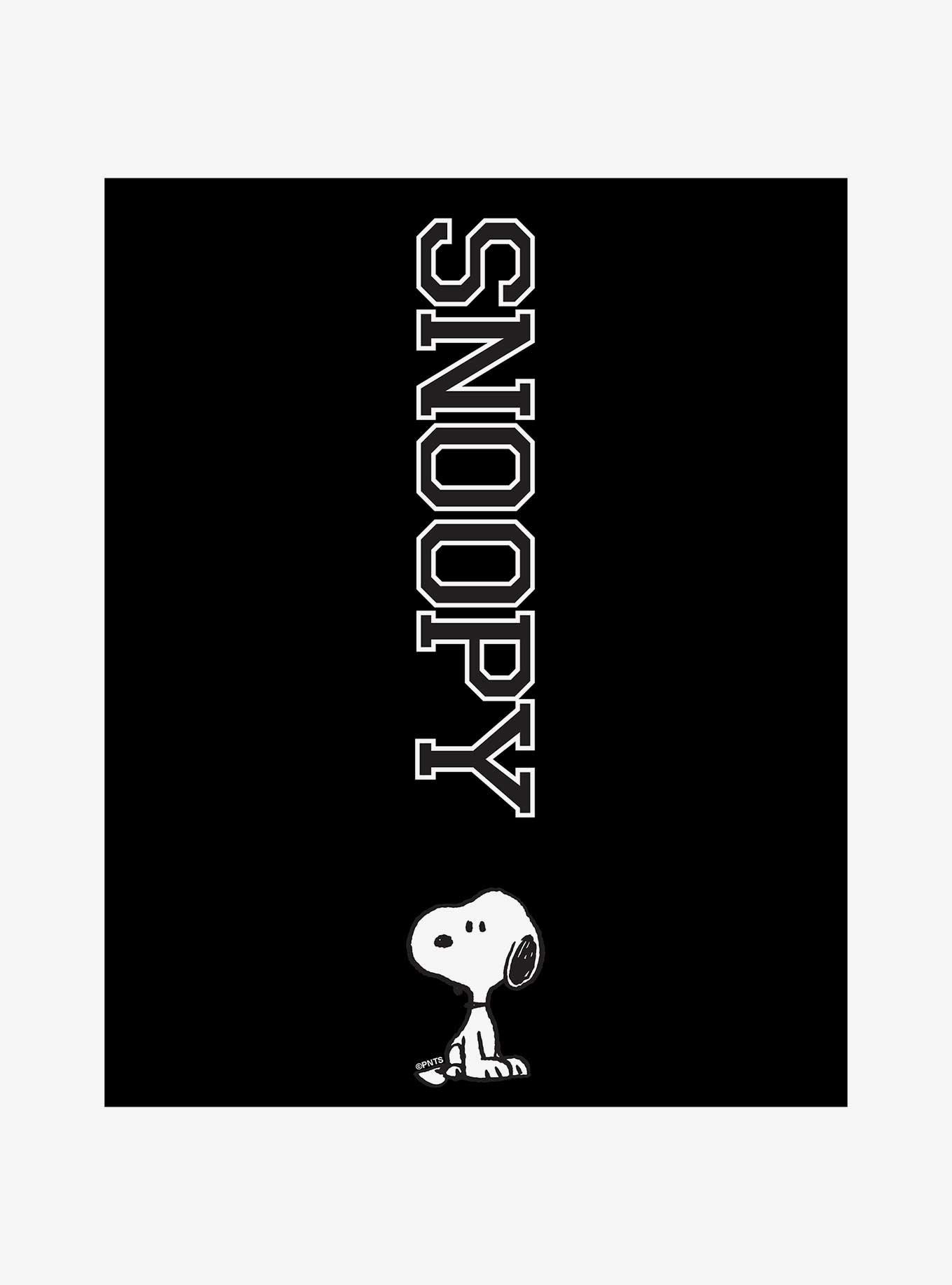 Peanuts Snoopy Look Jogger Sweatpants, BLACK, alternate