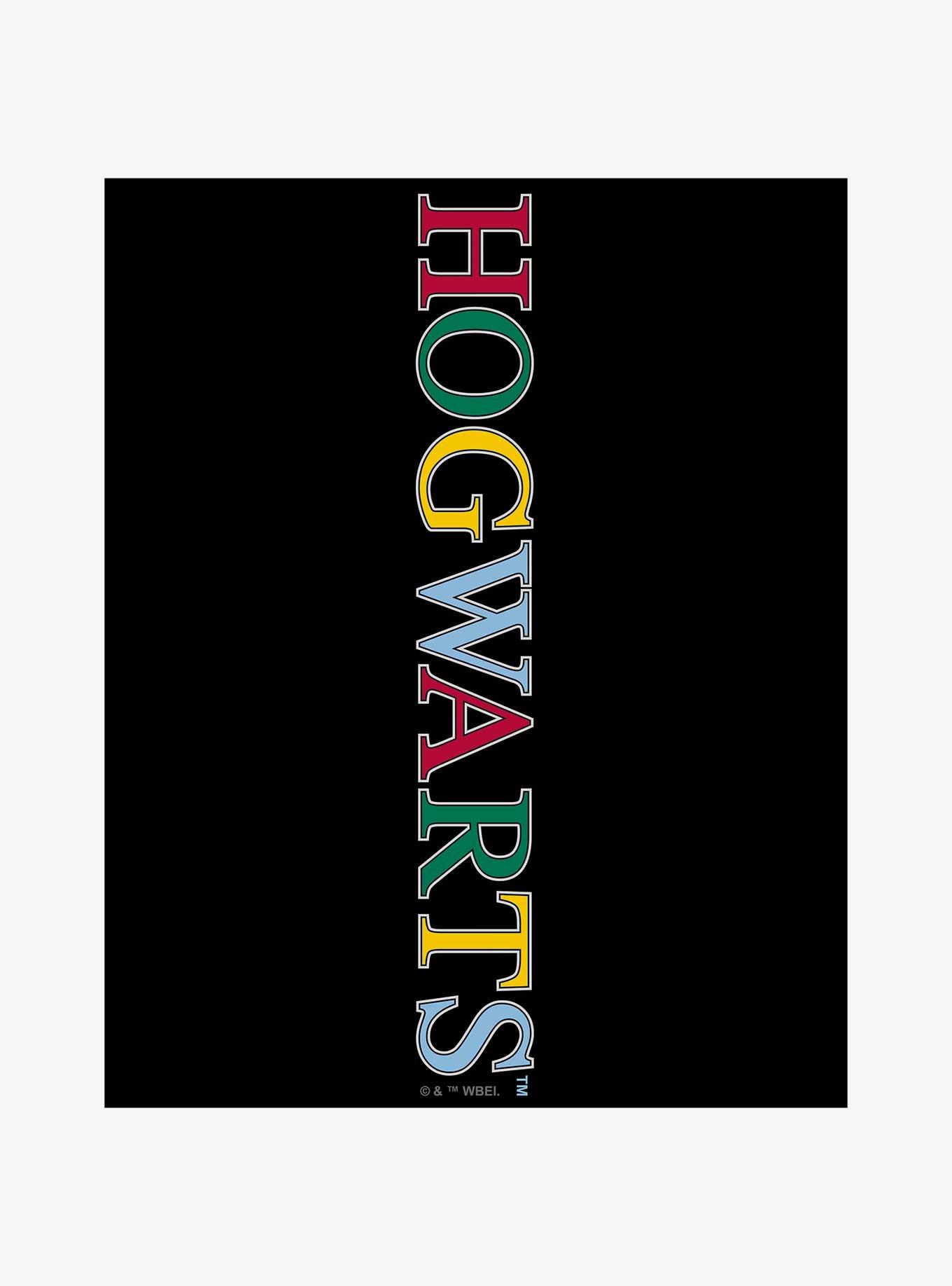 Harry Potter Hogwarts Colors Jogger Sweatpants, BLACK, alternate