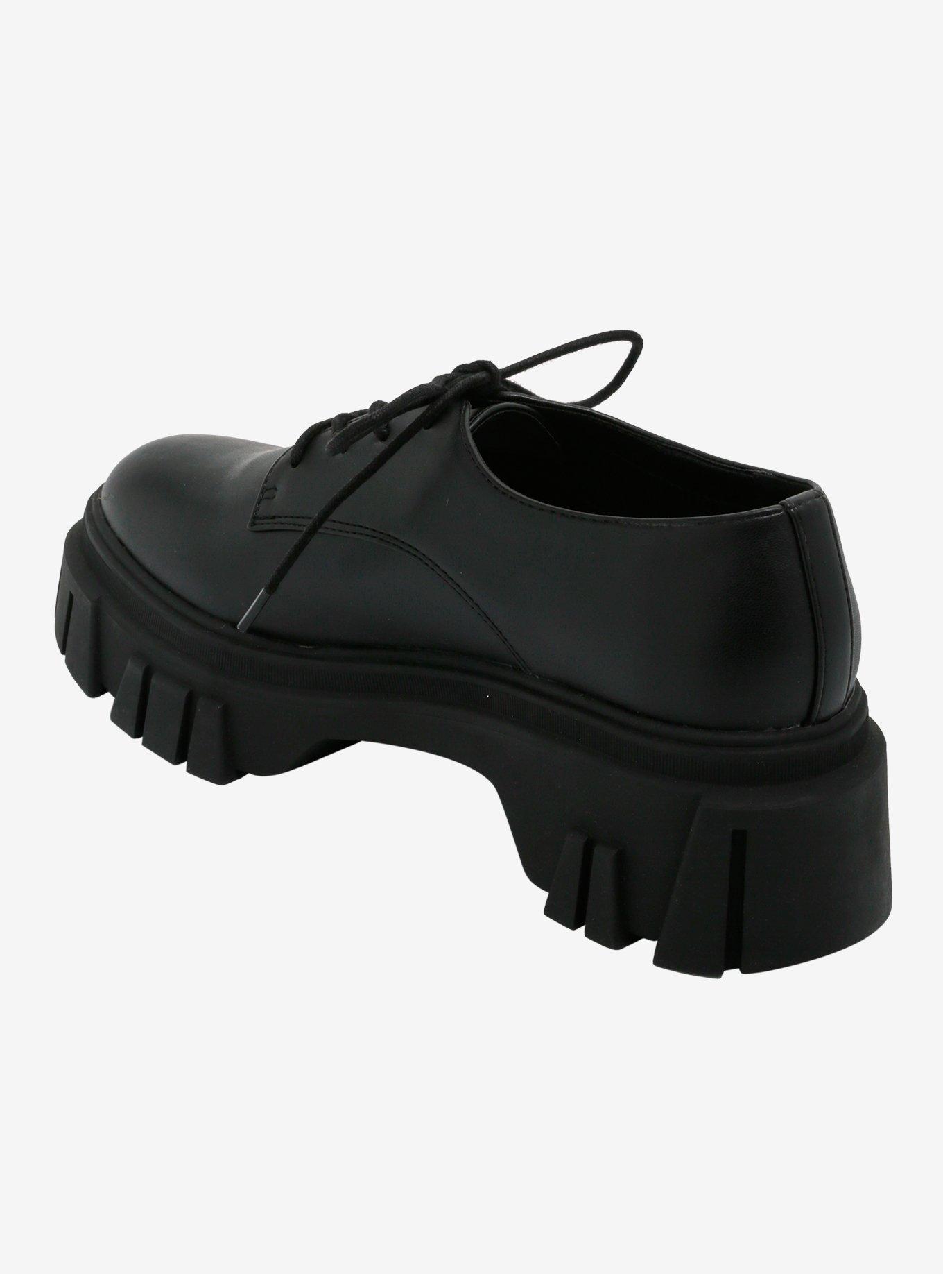 Chinese Laundry Black Chunky Oxford Shoes, MULTI, alternate