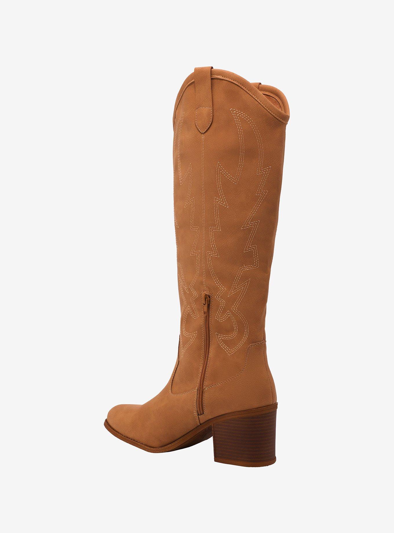 Dirty Laundry Brown Cowgirl Boots, MULTI, alternate