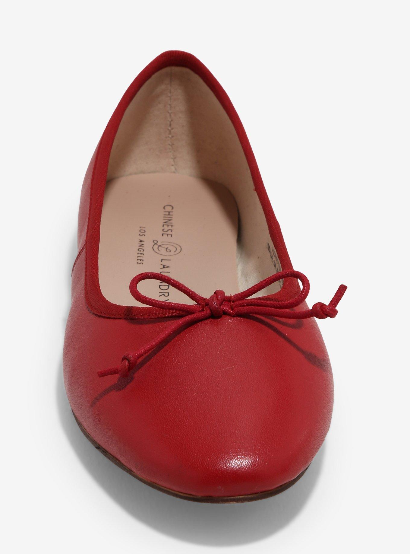 Chinese Laundry Red Ballet Flats, MULTI, alternate