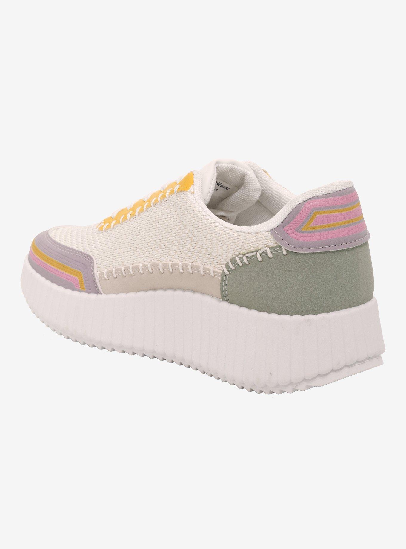 Chinese Laundry Muted Pastel Color-Block Sneakers, MULTI, alternate