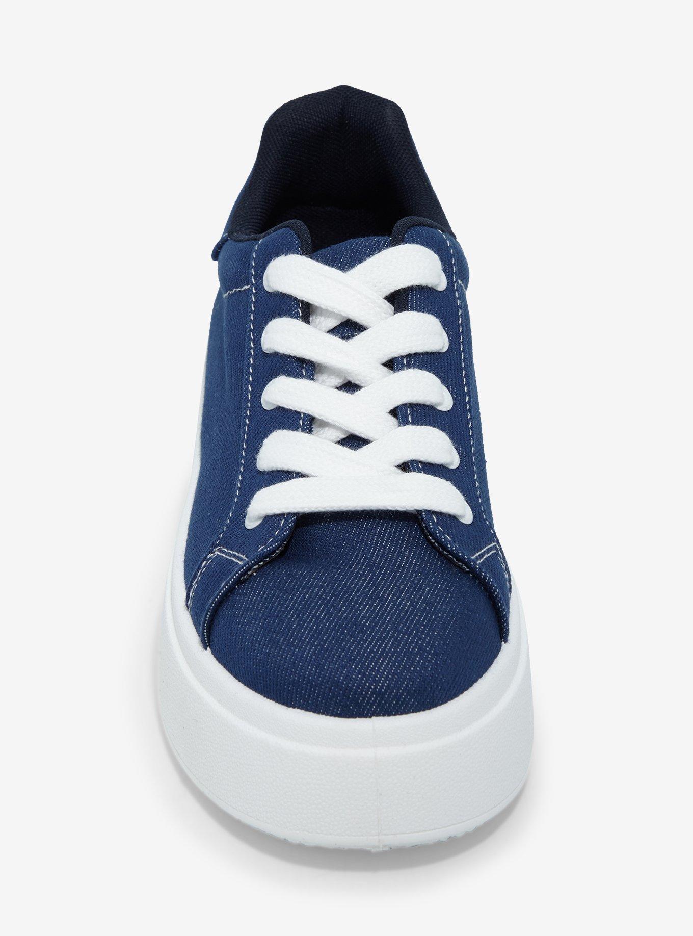 Dirty Laundry Denim Platform Sneakers, , hi-res