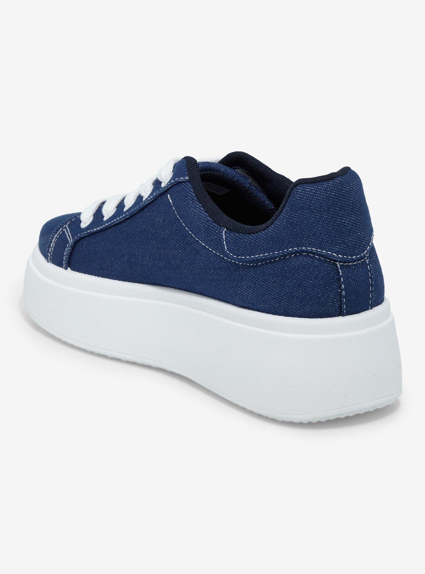 Dirty Laundry Denim Platform Sneakers, MULTI, alternate