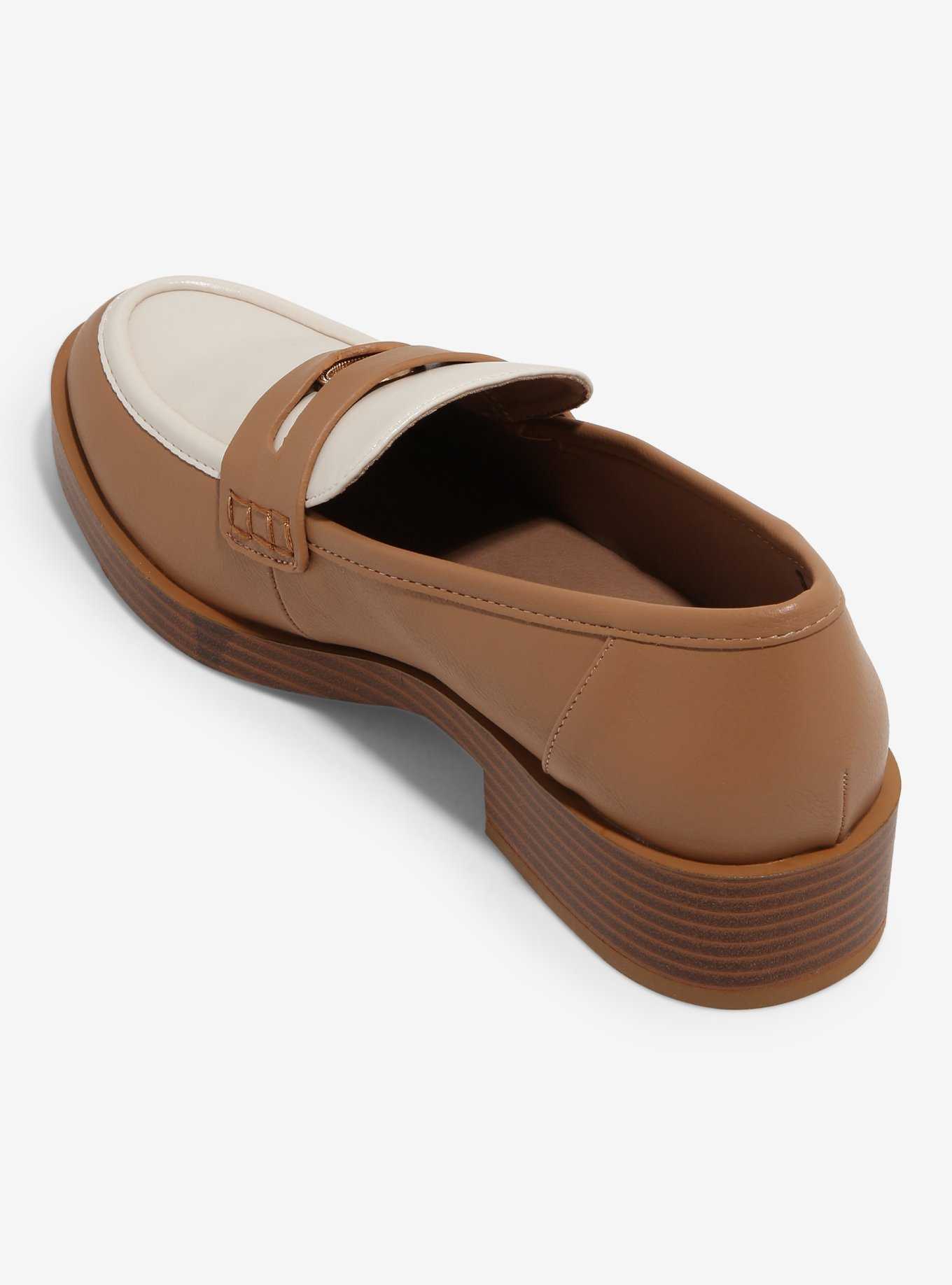 Chinese Laundry Tan & Cream Loafers, , hi-res