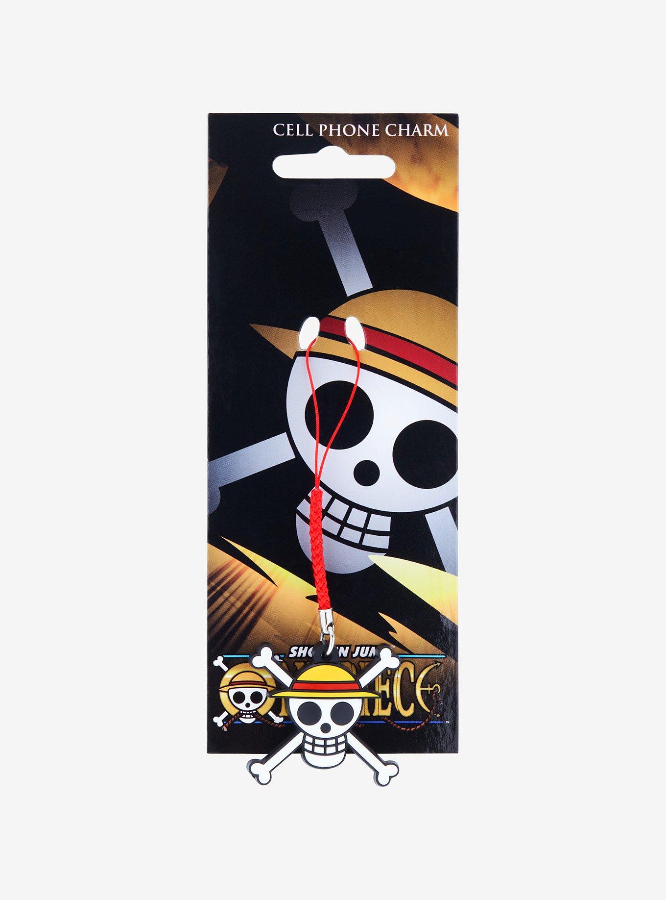 One Piece Straw Hat Pirates Jolly Roger Phone Charm