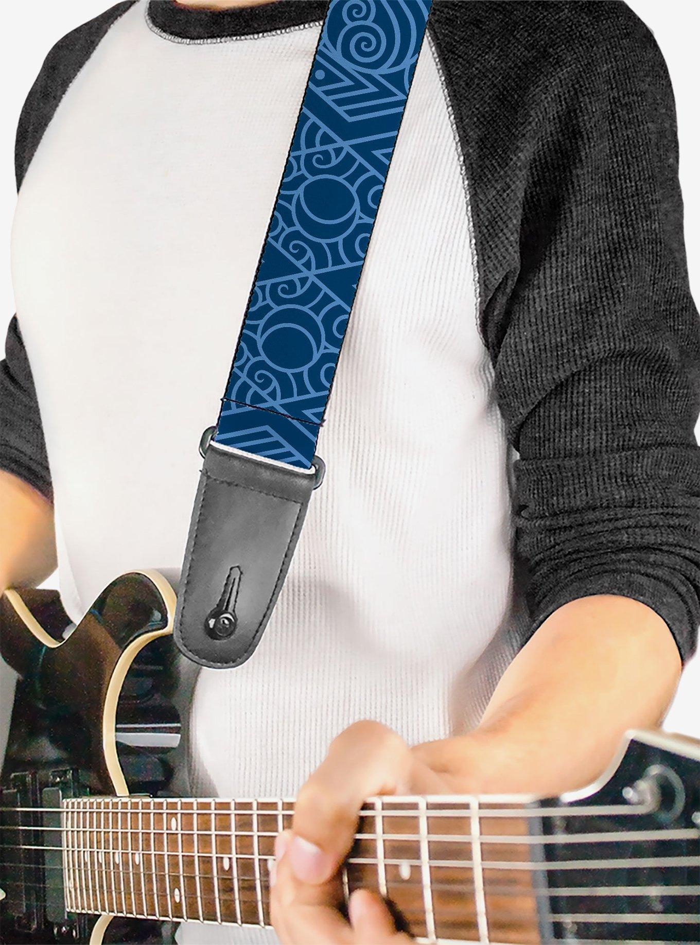 Avatar: The Last Airbender Water Element Symbol Guitar Strap, , hi-res